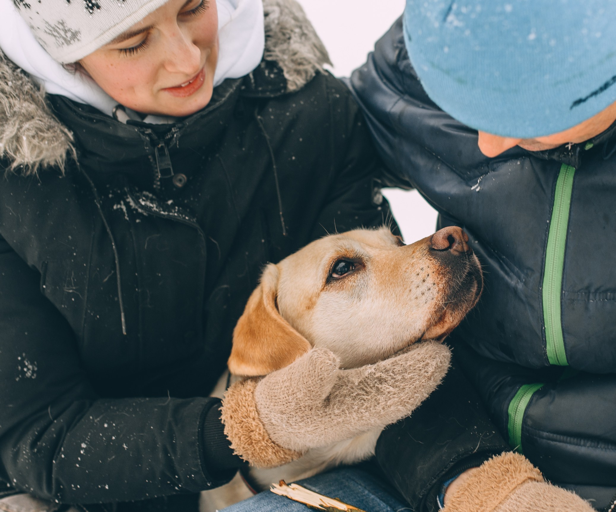 Зимняя прогулка папы и дочери. Свадебный и семейный фотограф София Невская