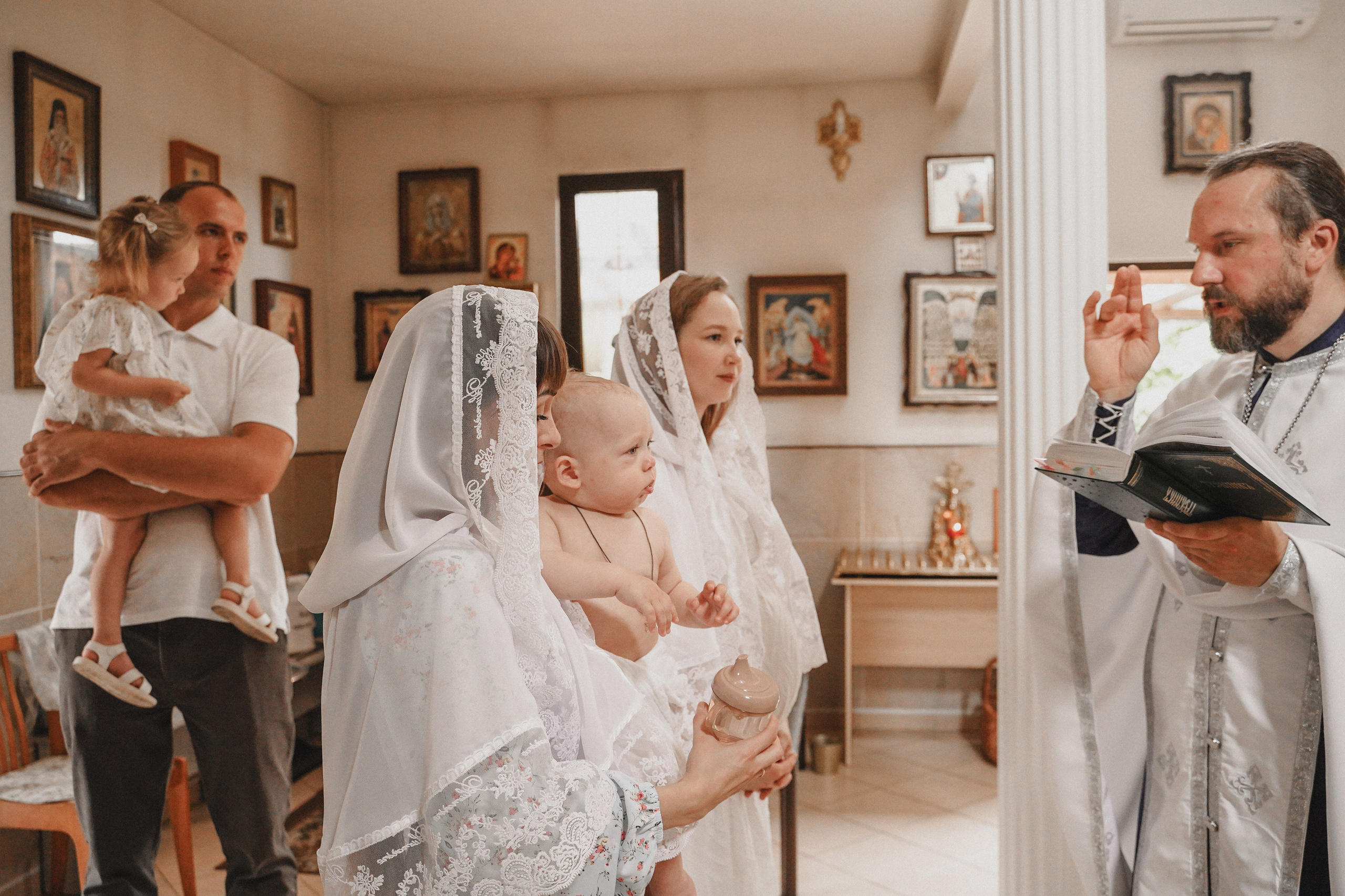 Крещение Лёвы. Семейный и женский фотограф в Краснодаре Анастасия Приймак