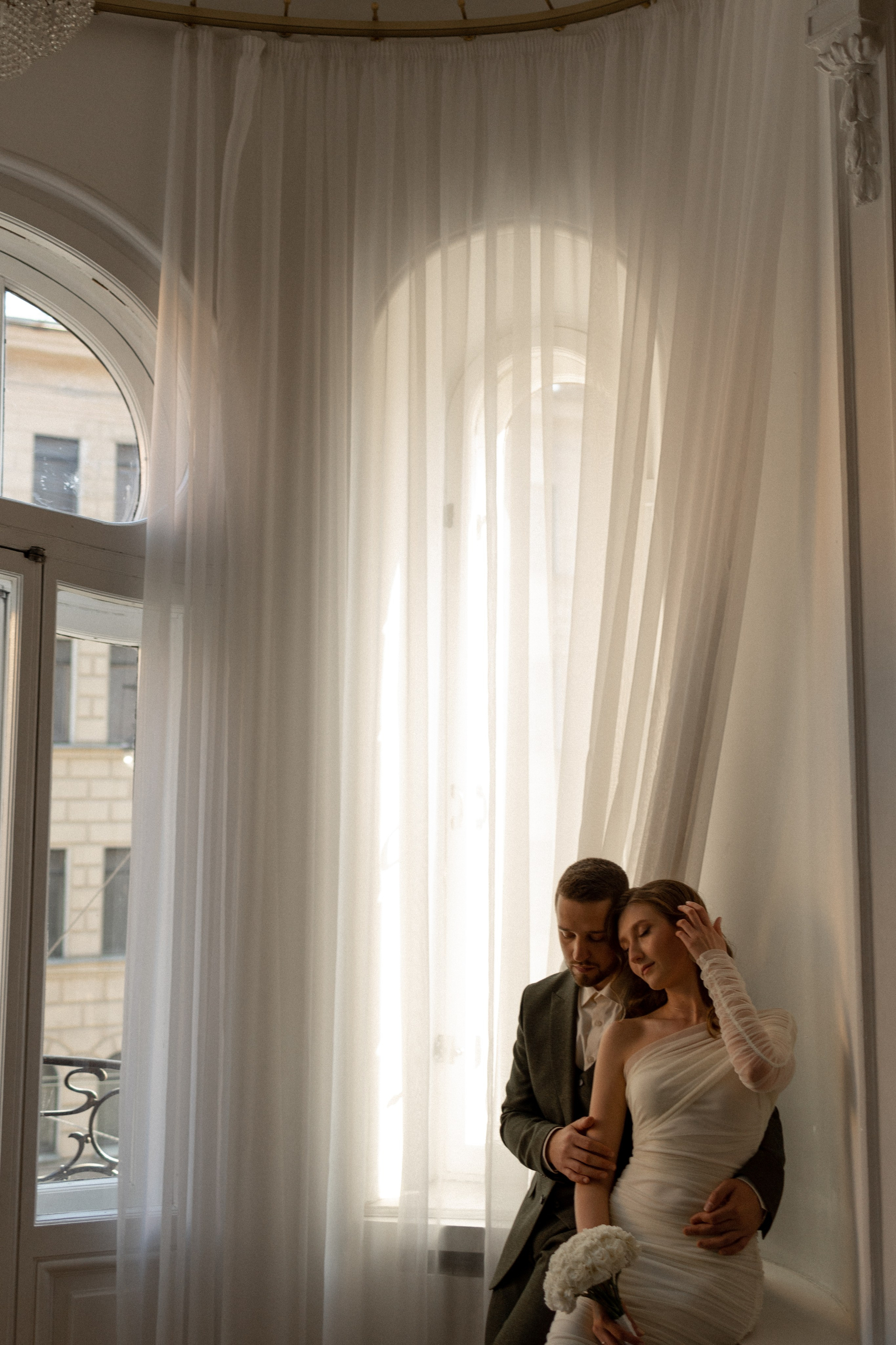 Свадебная фотосессия в студии/отеле. Фотограф в Санкт-Петербурге Шевченко Наталья