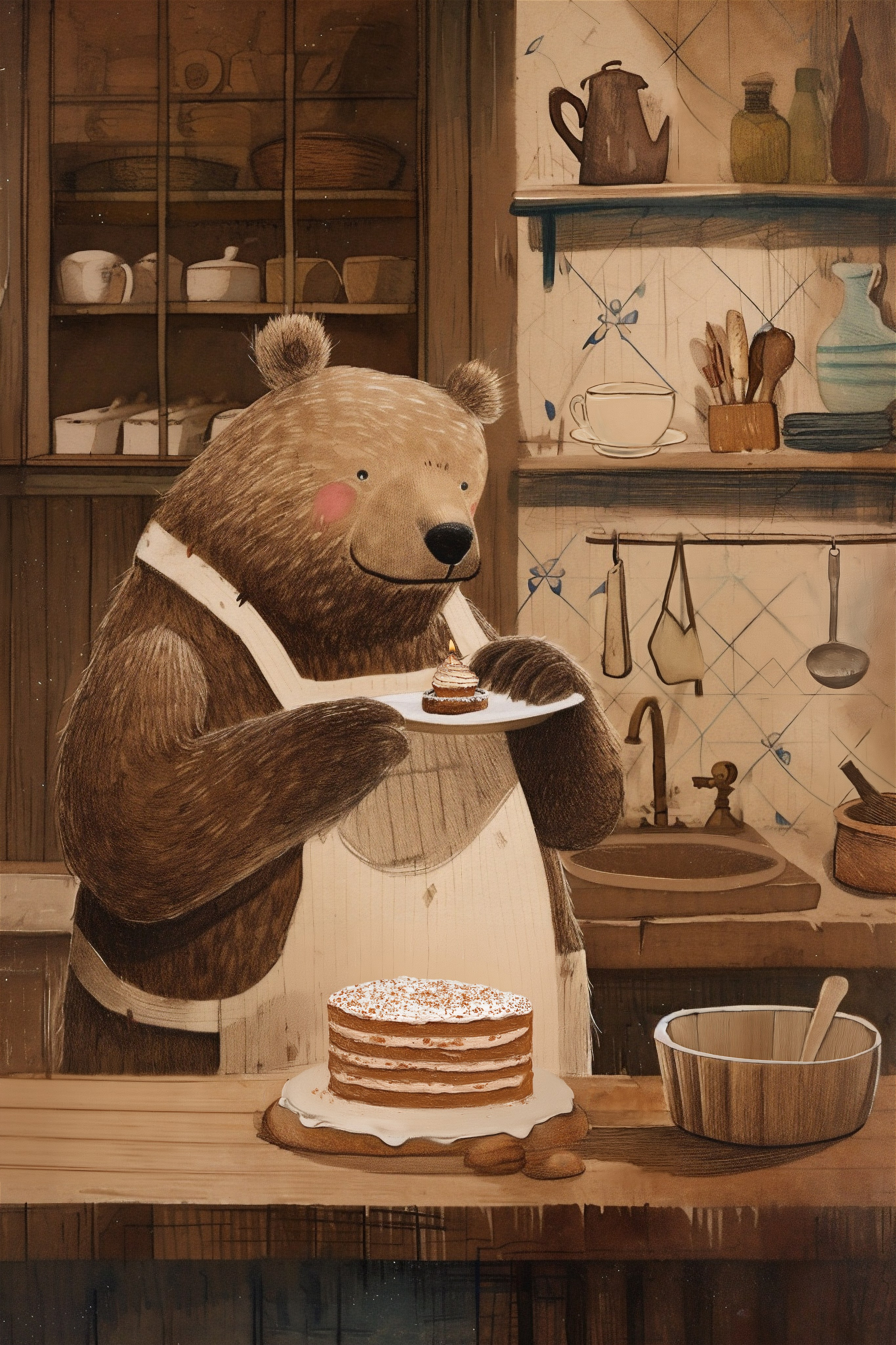 Мама медведица