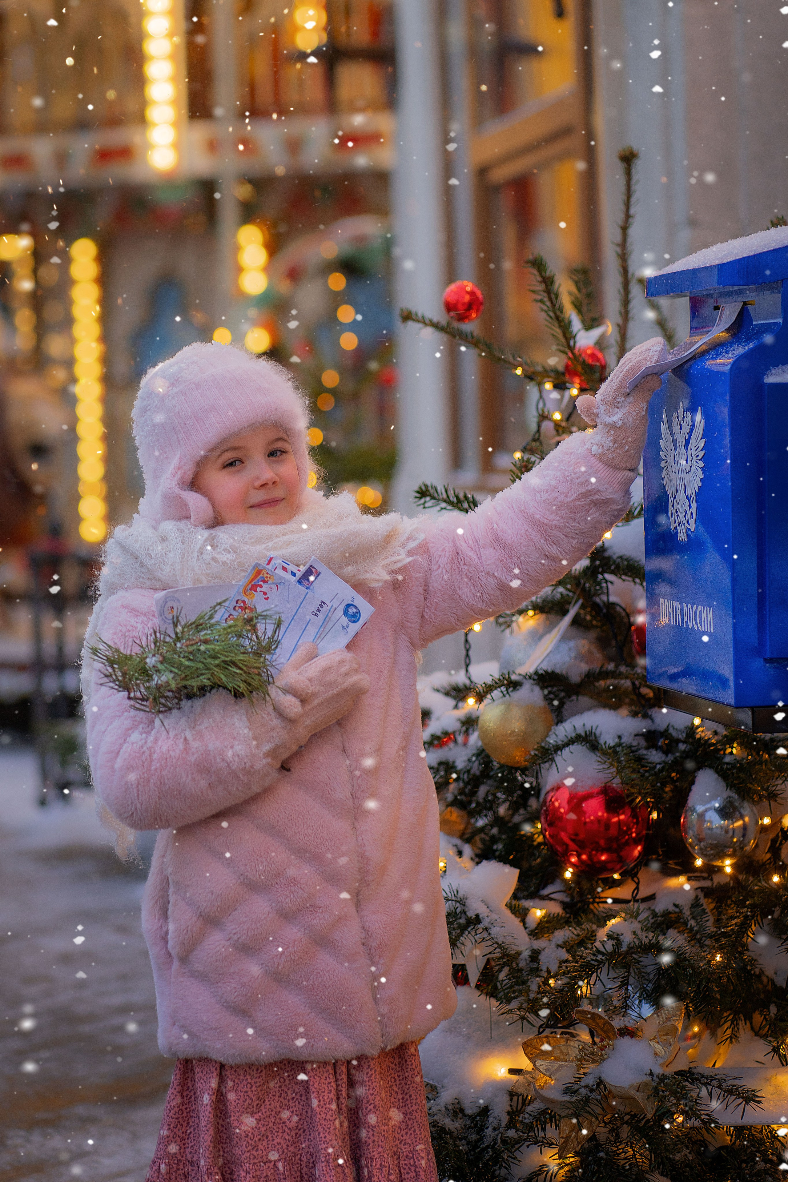 Детские новогодние и рождественские фотоистории. Детский и семейный фотограф в Москве и Подмосковье Настя Наумова