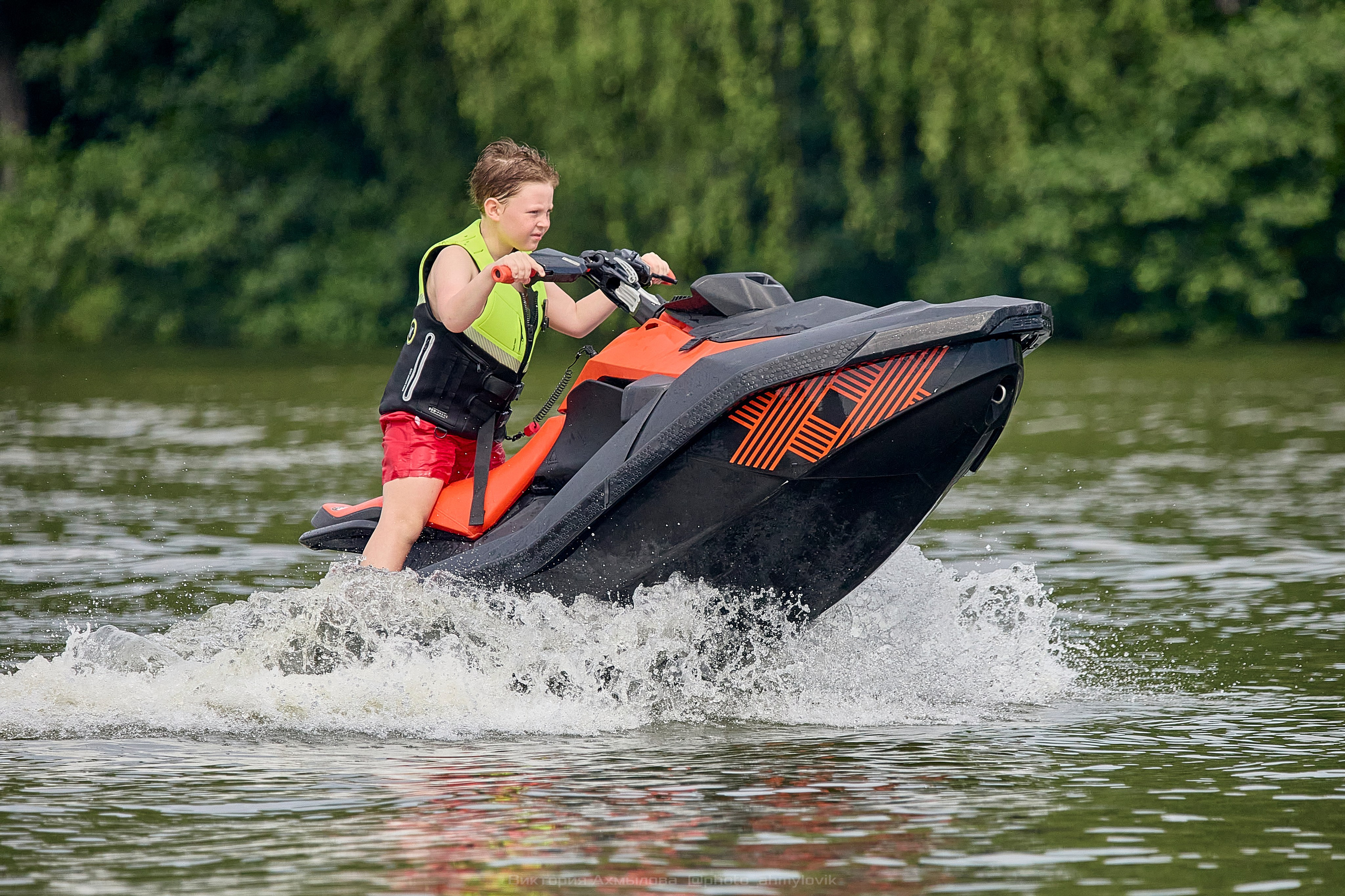 Аквабайки на Северке. Виктория Ахмылова. Фотограф в Москве