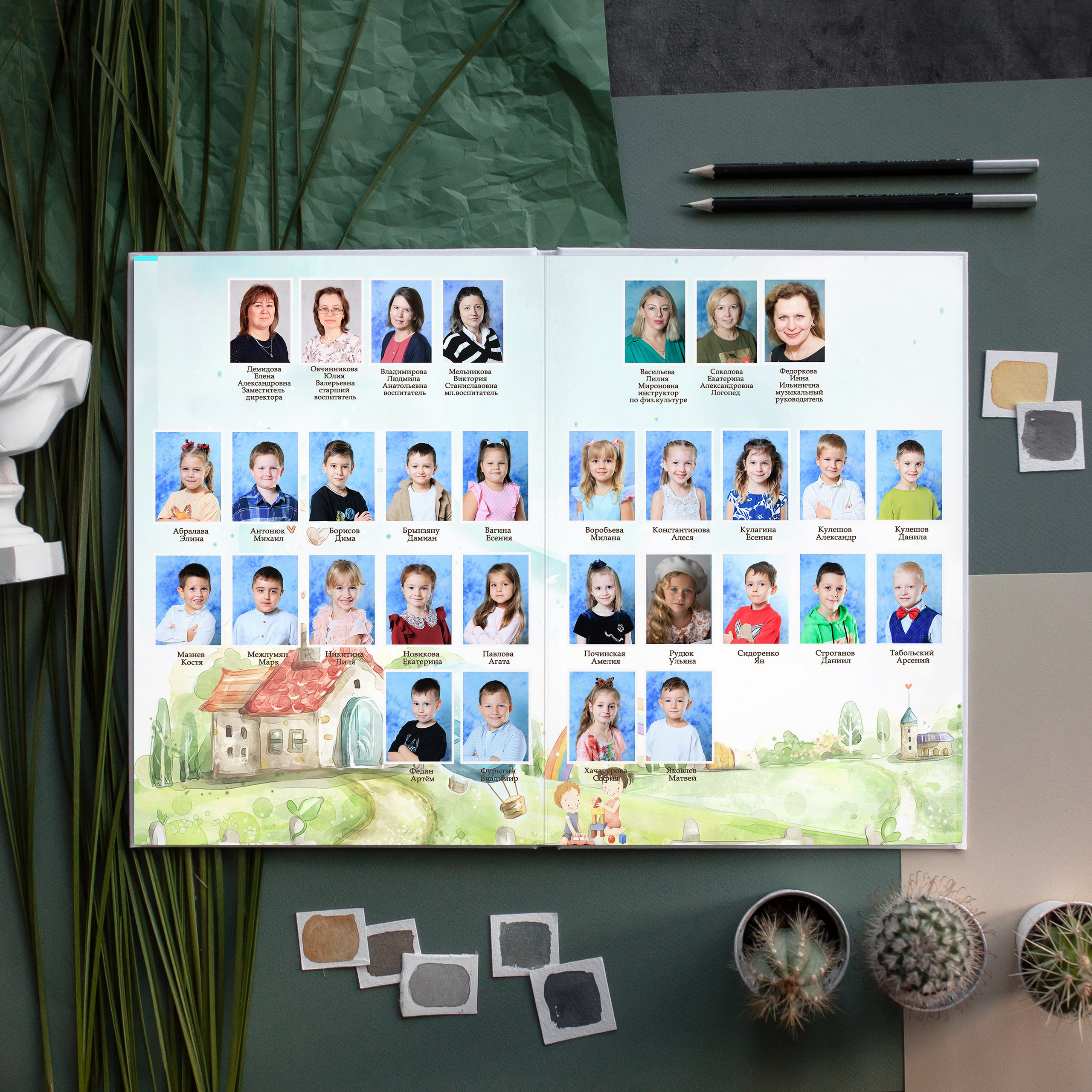 ПРЕМИУМ 5 разворотов. Выпускные альбомы для детского сада и школы в Москве