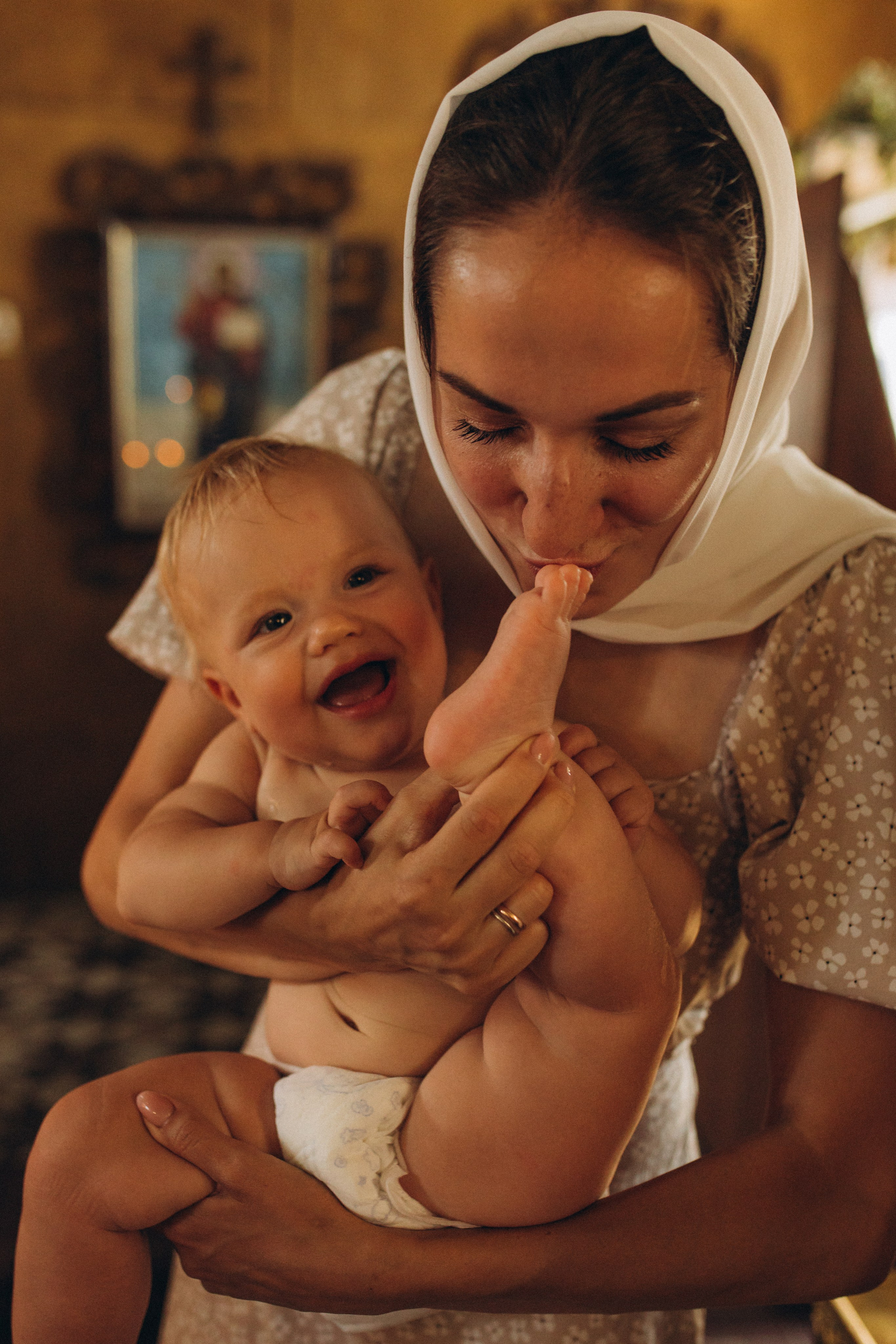 Крещение Марии. Семейный фотограф в Обнинске