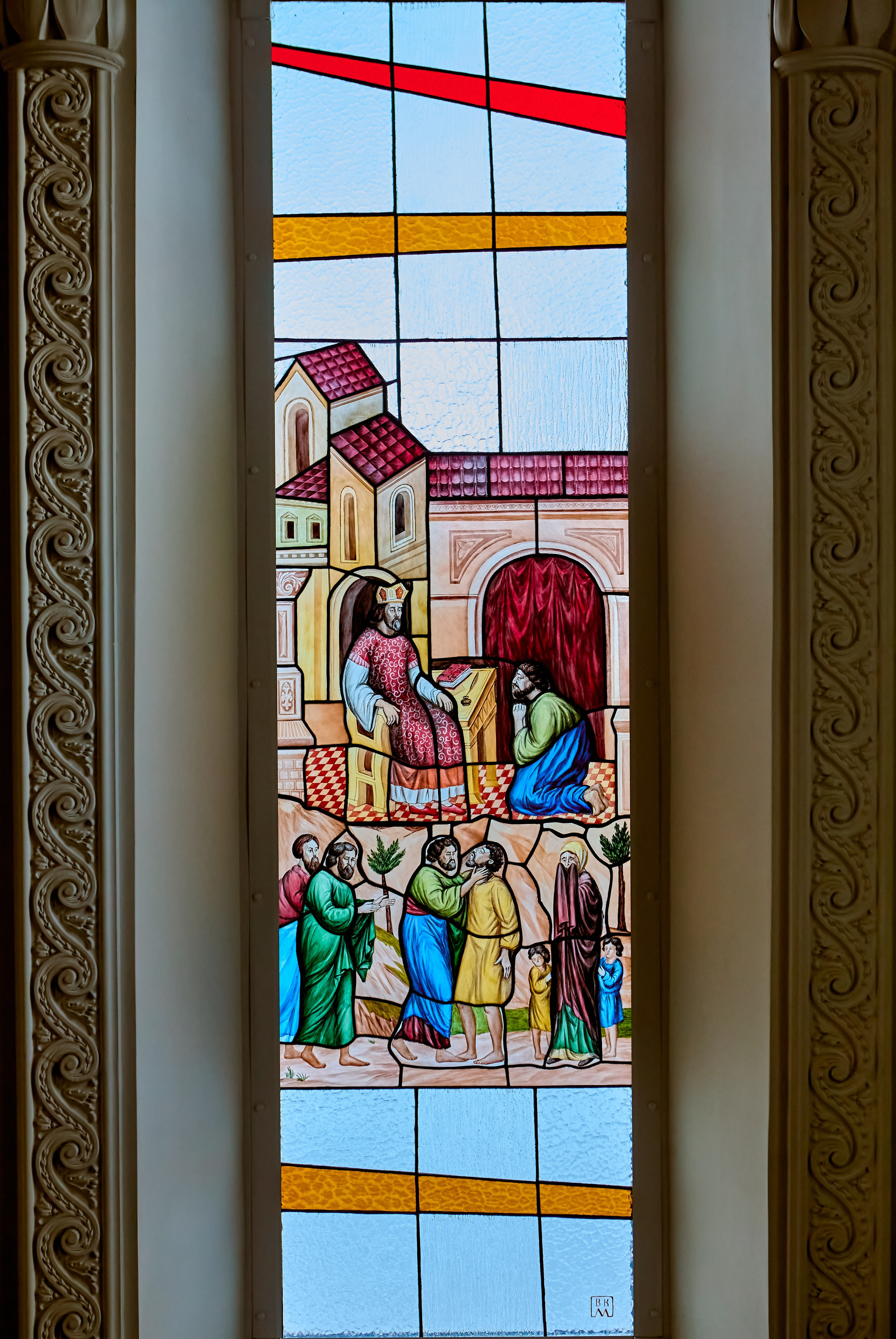 Фотографии Витражей в храме пророка Божия Илии
