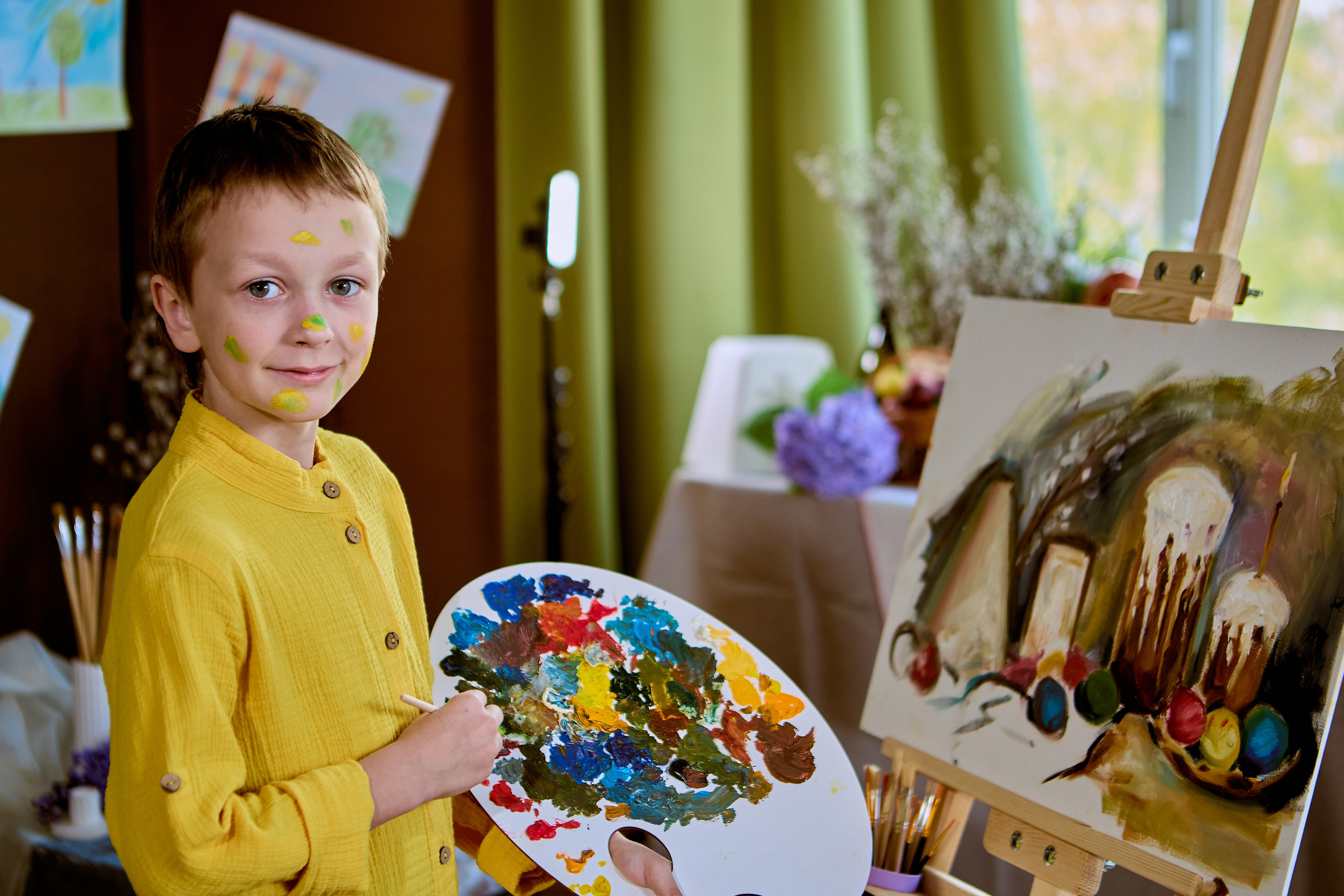 Творческая фотосессия художники