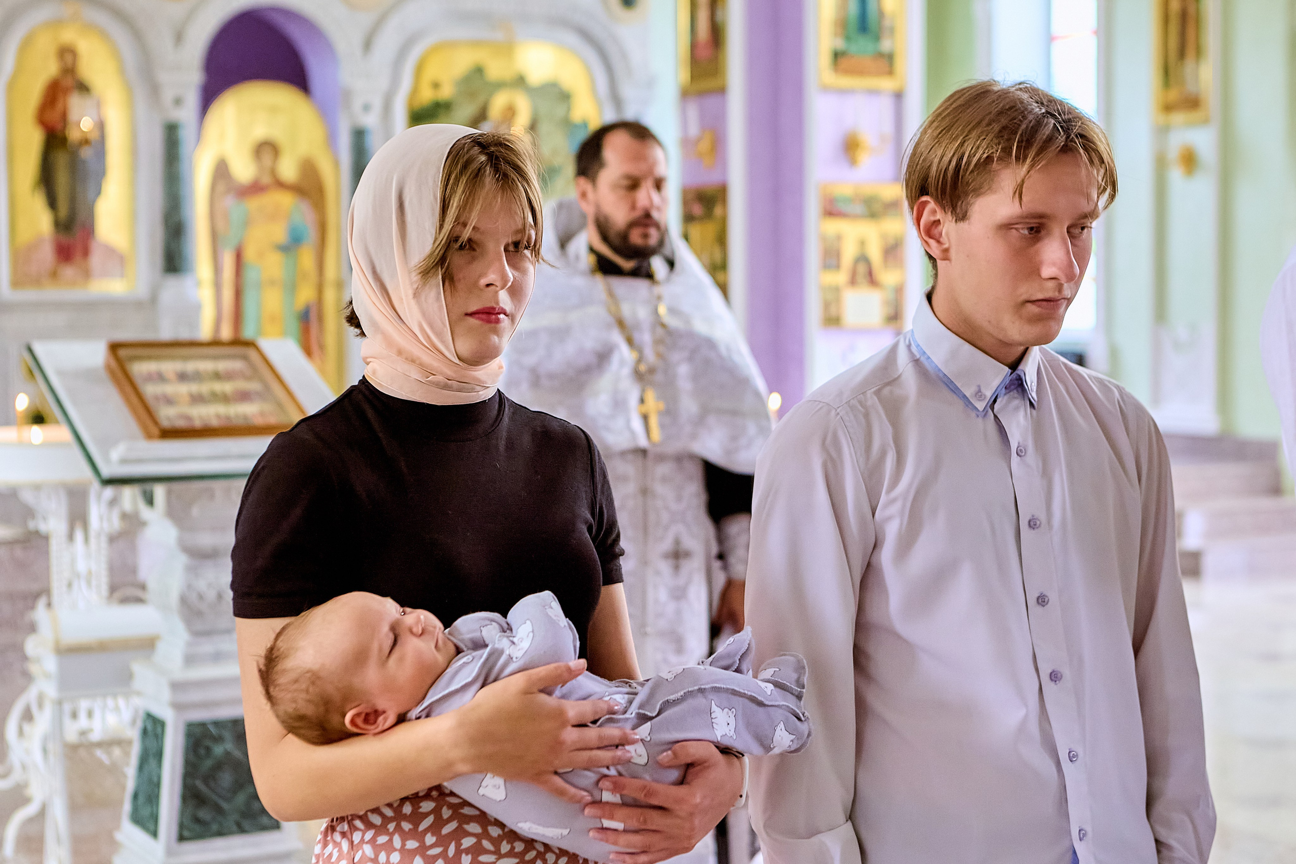 Фотографии Крещения младенца Алексея