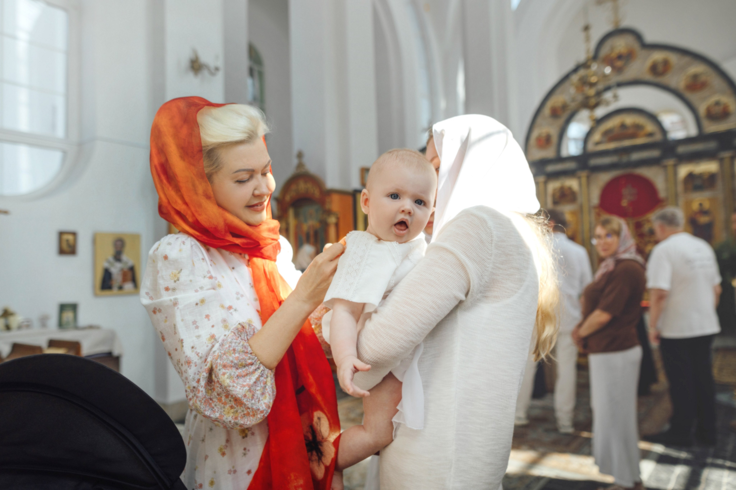 Крещение Мишель, гп. Ивенец, храм Ефросинии Полоцкой, август 2025