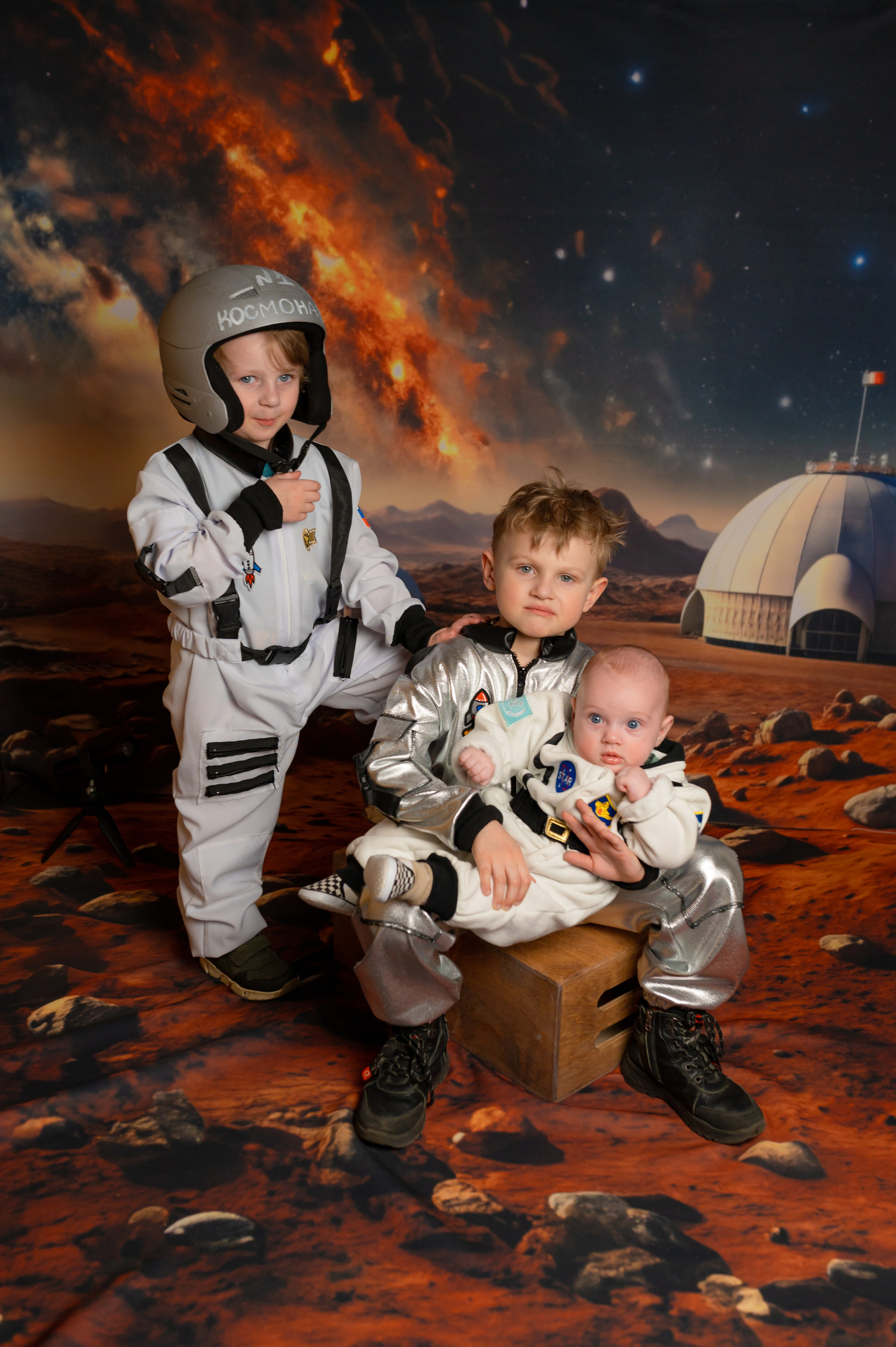 День Космонавтики. Детский фотограф в городе Жуковский Алиса Коробанова