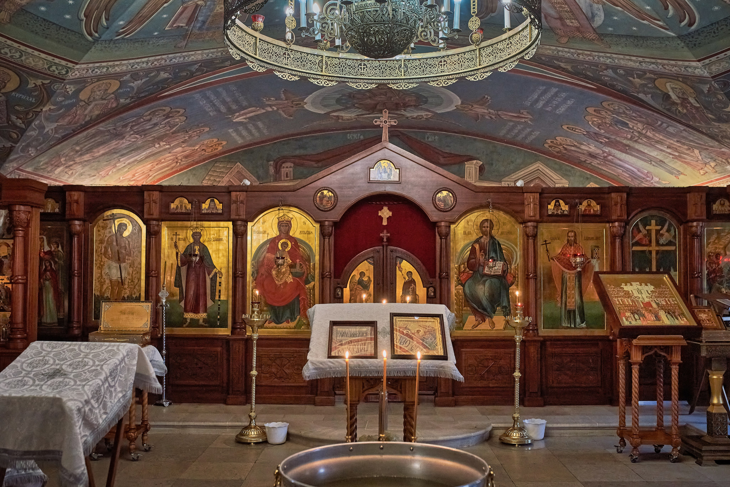 Крещение в Зачатьевском женском монастыре