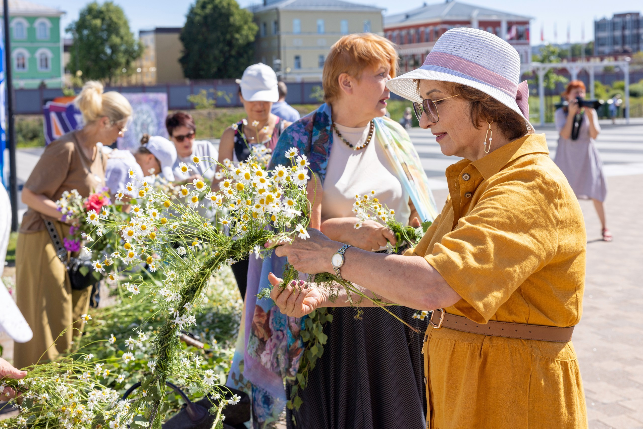 Фестиваль «Ромашковый хоровод». Северная ходьба. Фотограф в Туле Крупский АнДРей. Фотостудия «КАДР71» в Туле