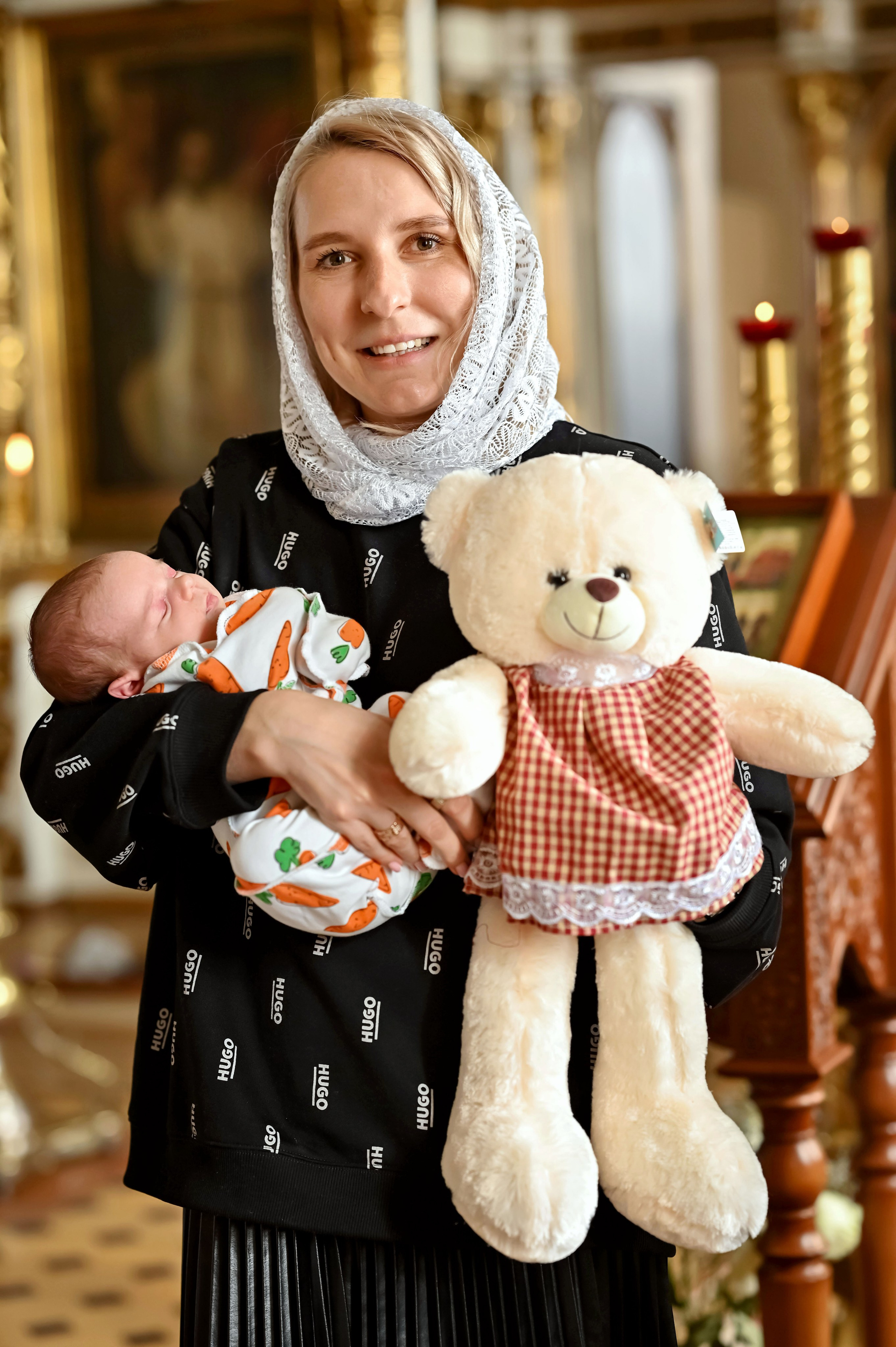 Крещение Александры. Семейный фотограф в г. Воскресенск Наталия Молева