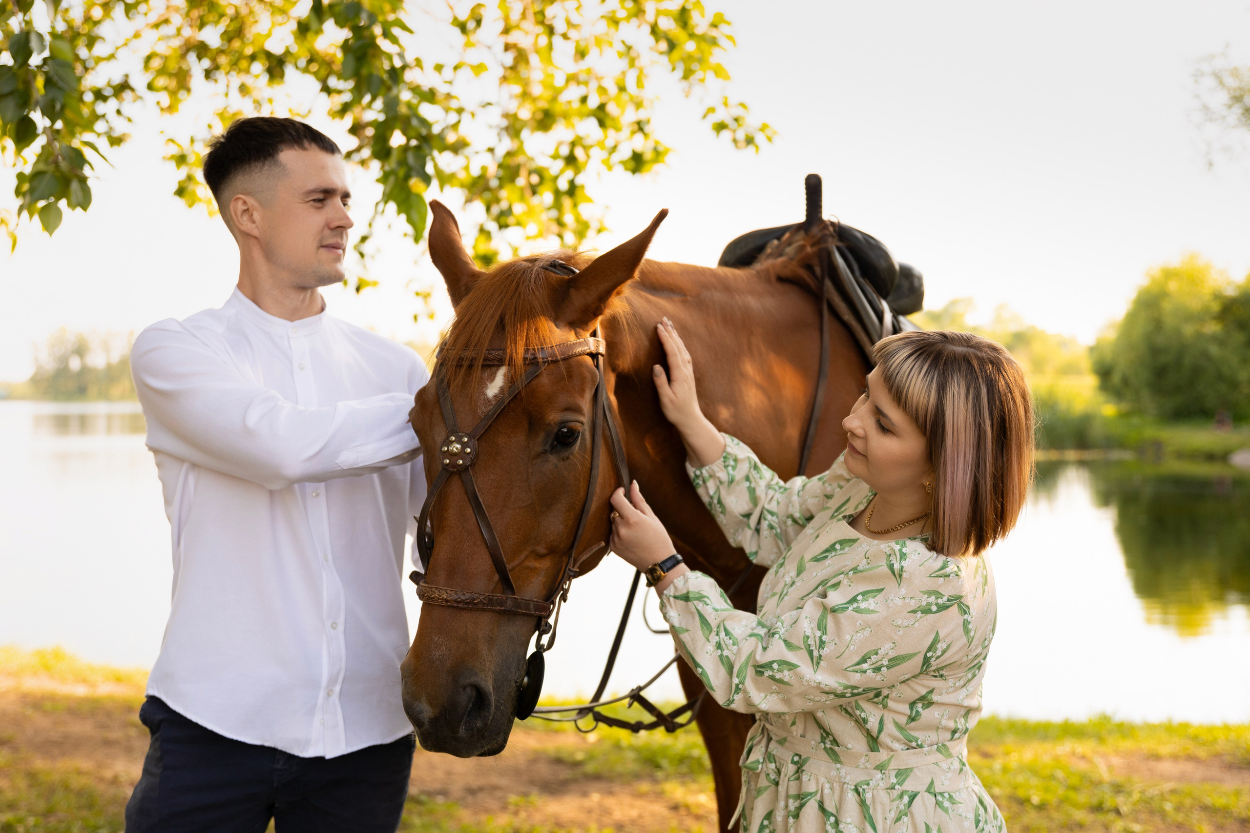 Фотопрогулка на лошадях. Семейный и свадебный фотограф в Санкт-Петербурге Татьяна Швыкова