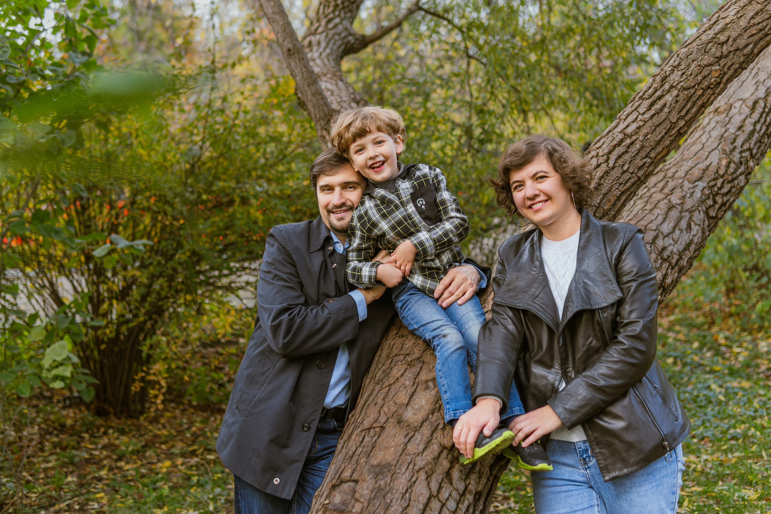 Наталья с семьёй. Портретный, репортажный и свадебный фотограф в Екатеринбурге Денис Южаков