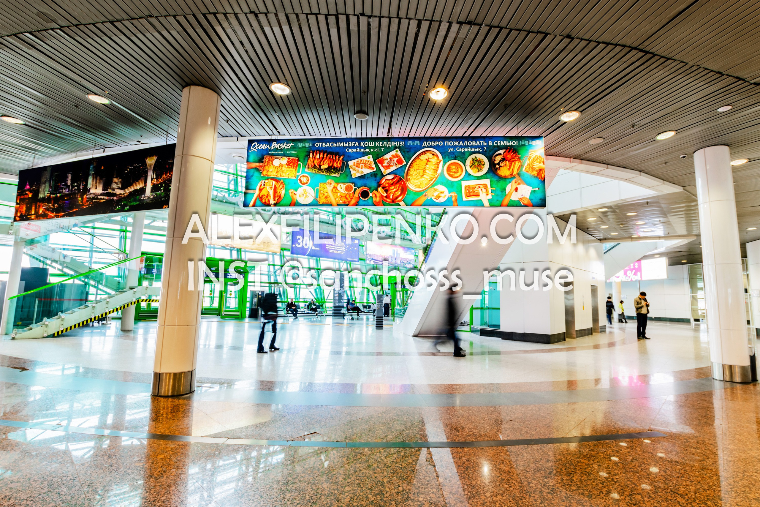 Фотосъемка для рекламного оператора MYD Production в Аэропорту Астаны. Фотограф интерьера недвижимости и архитектуры в Астане