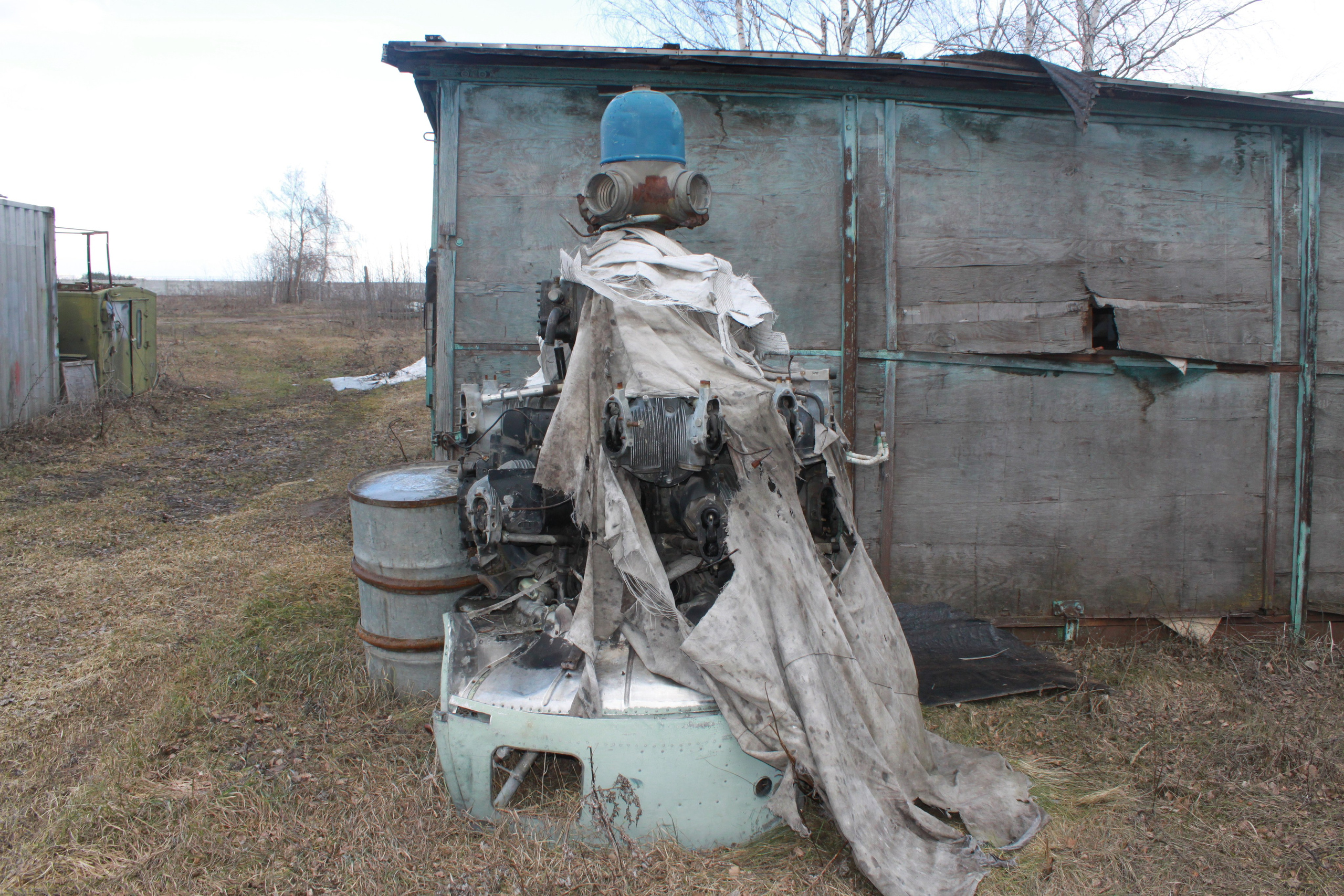 Ил-14Т «Голубая Мечта» работы в Тушино (2011 г.). Фотоальбом показывающий увлекательный мир авиации и мир медведей Андрея Иванова