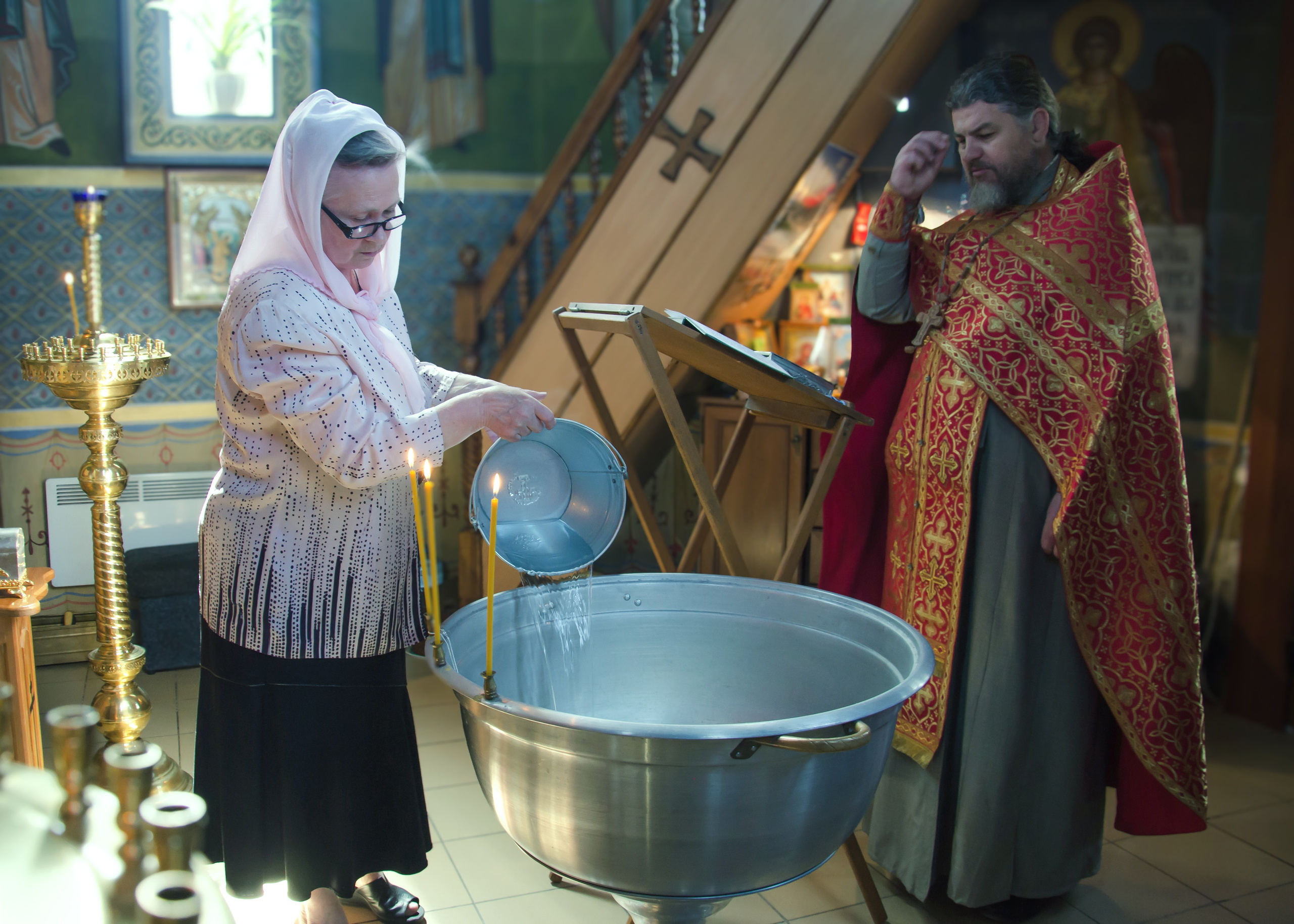 Крестины младенца. Фотограф в РФ и ЛНР Юлия Федосеева