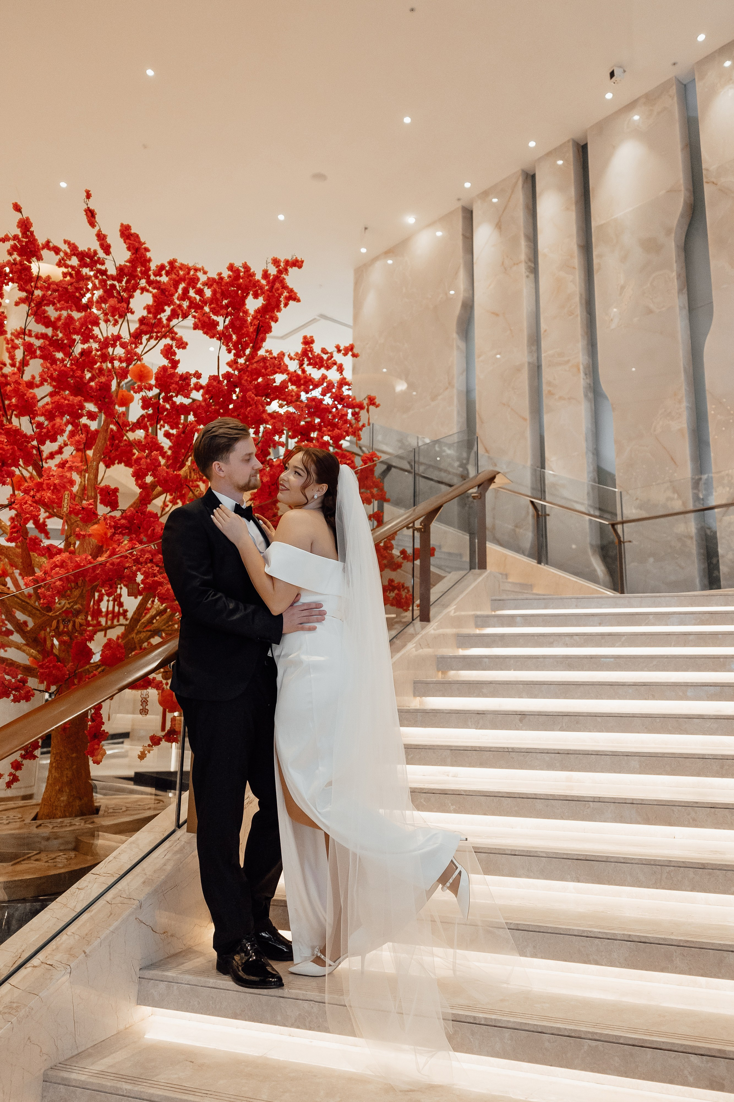 свадебная фотосессия в отеле Soluxe hotel Moscow