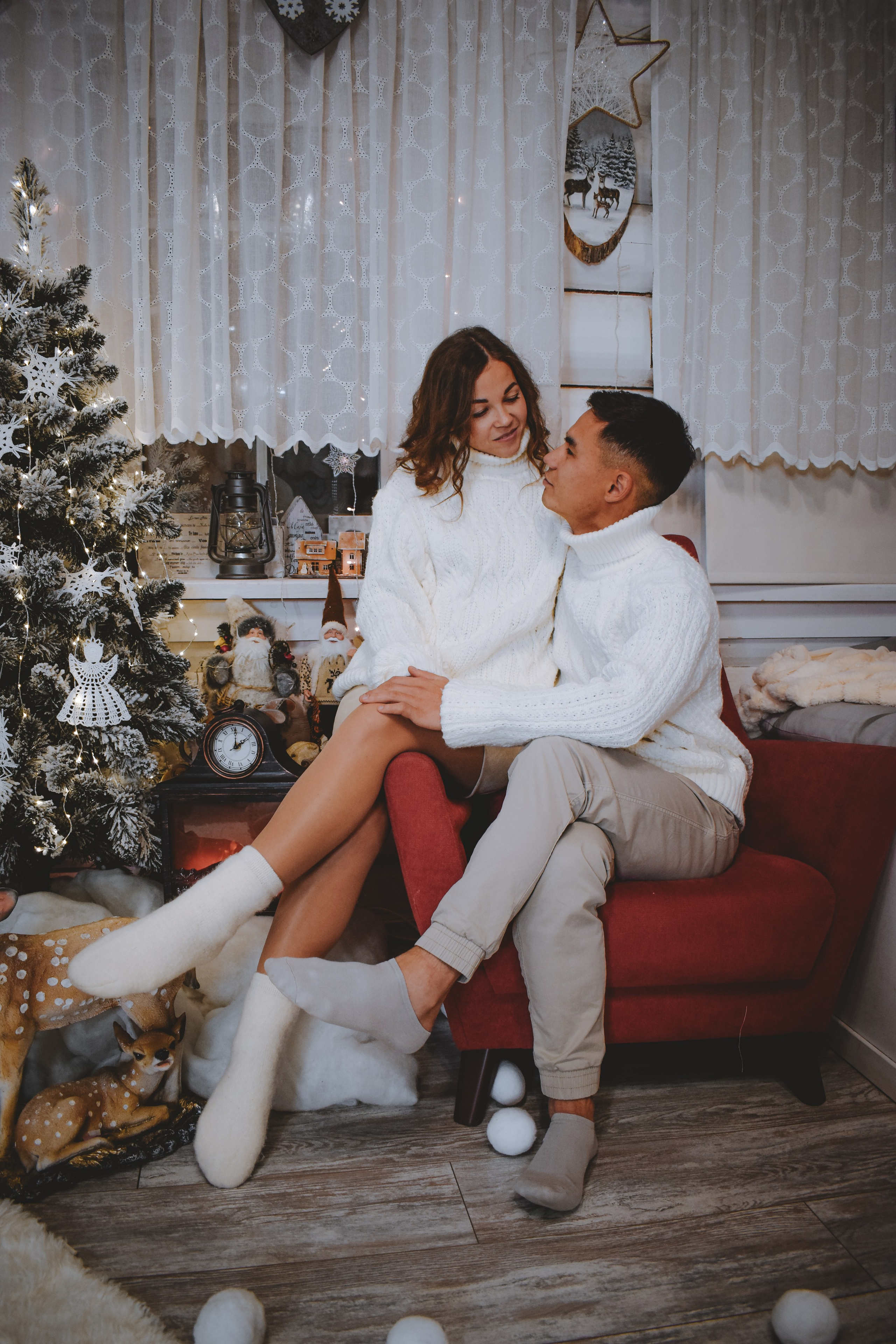 Нежная новогодняя серия (2023г). Фотограф Москва