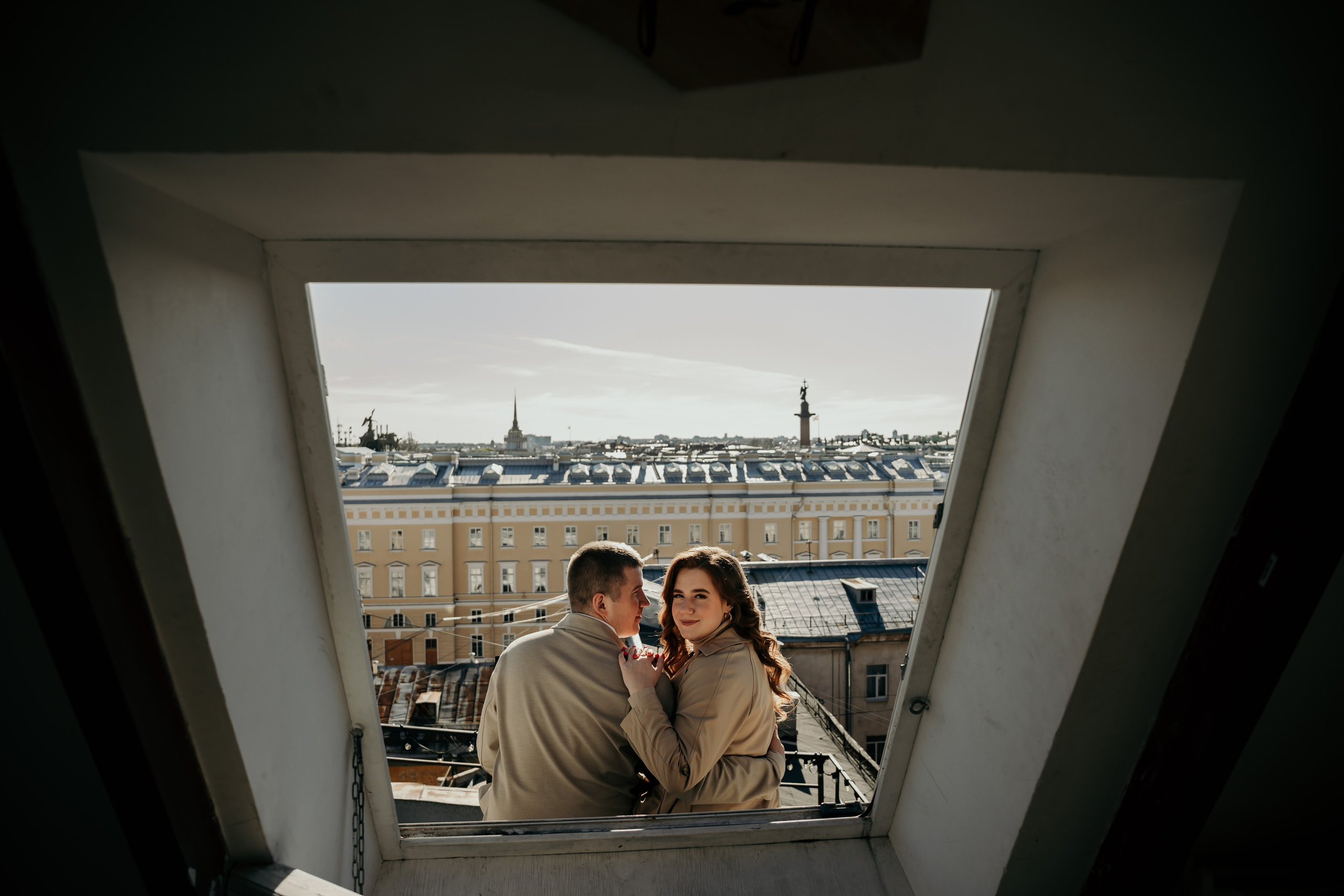 Крыши. Питер. Любовь. Свадебный и семейный фотограф Пушкин Царское Село СПБ Питер Санкт-Петербург и Рязань Ольга Козлова