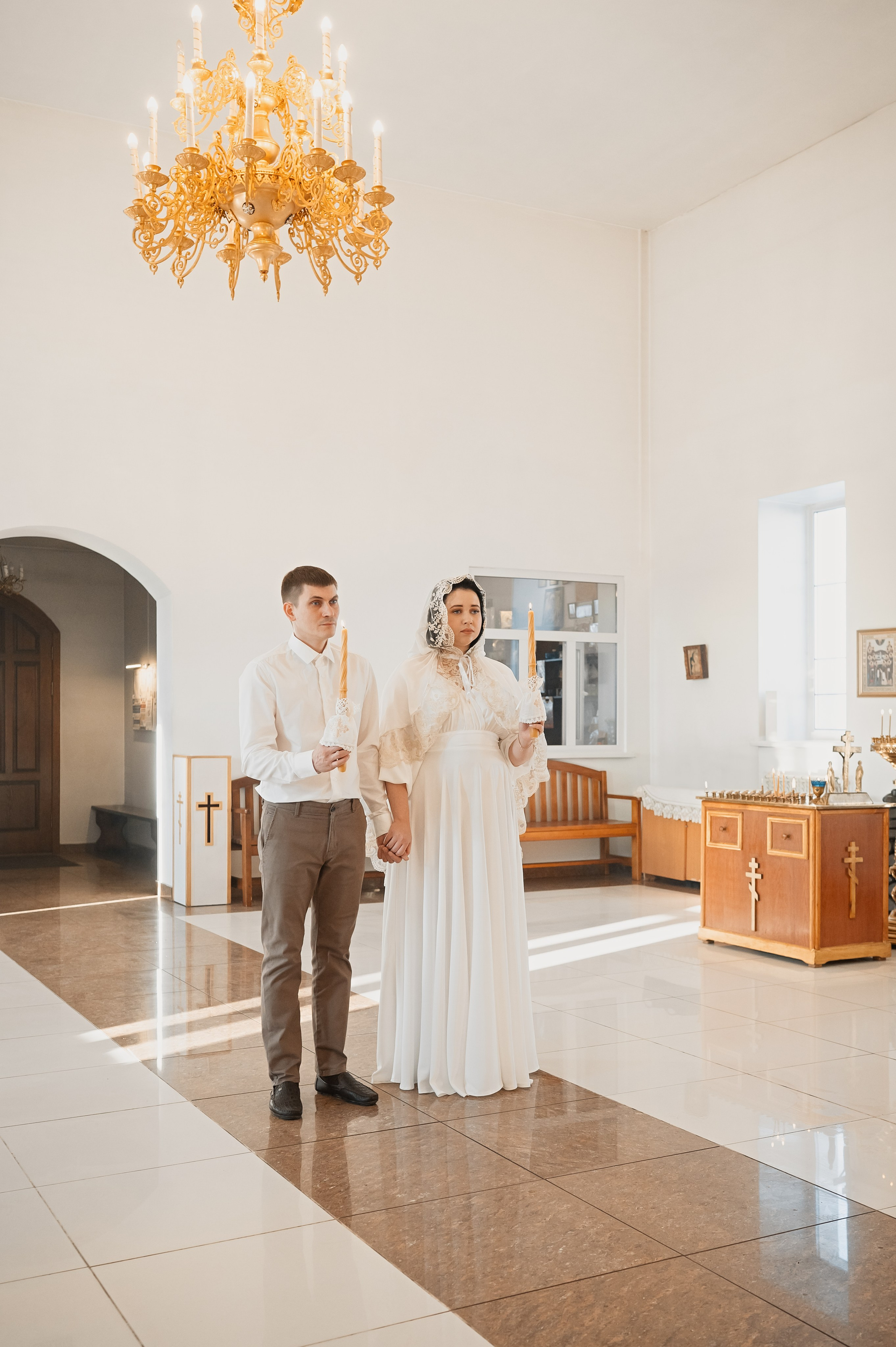 Венчание в храме Благовещения Пресвятой Богородицы. Церковный фотограф на Таинство Крещения и Венчания в Оренбурге и Оренбургской области Екатерина Белкина