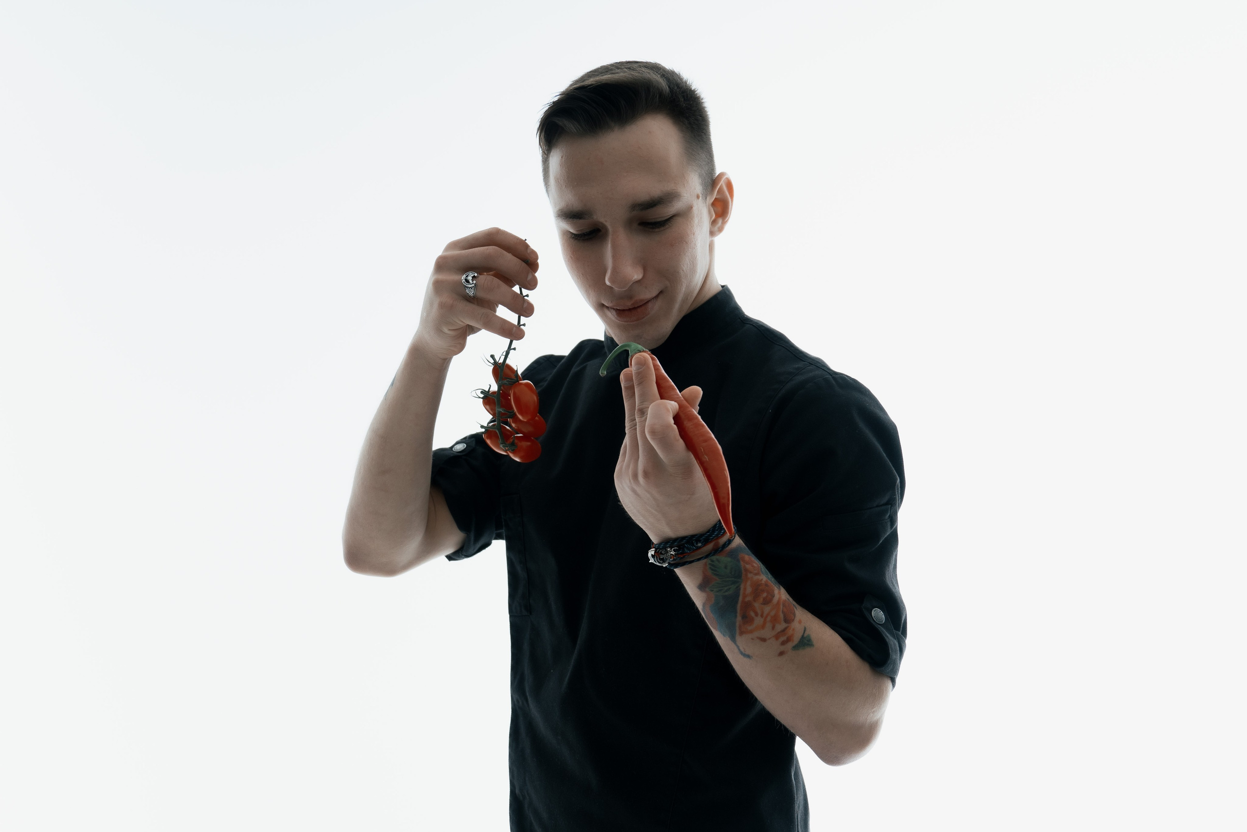 Студийная съемка для повара. Виктория Спорова. Ваш портретный фотограф в Санкт-Петербурге