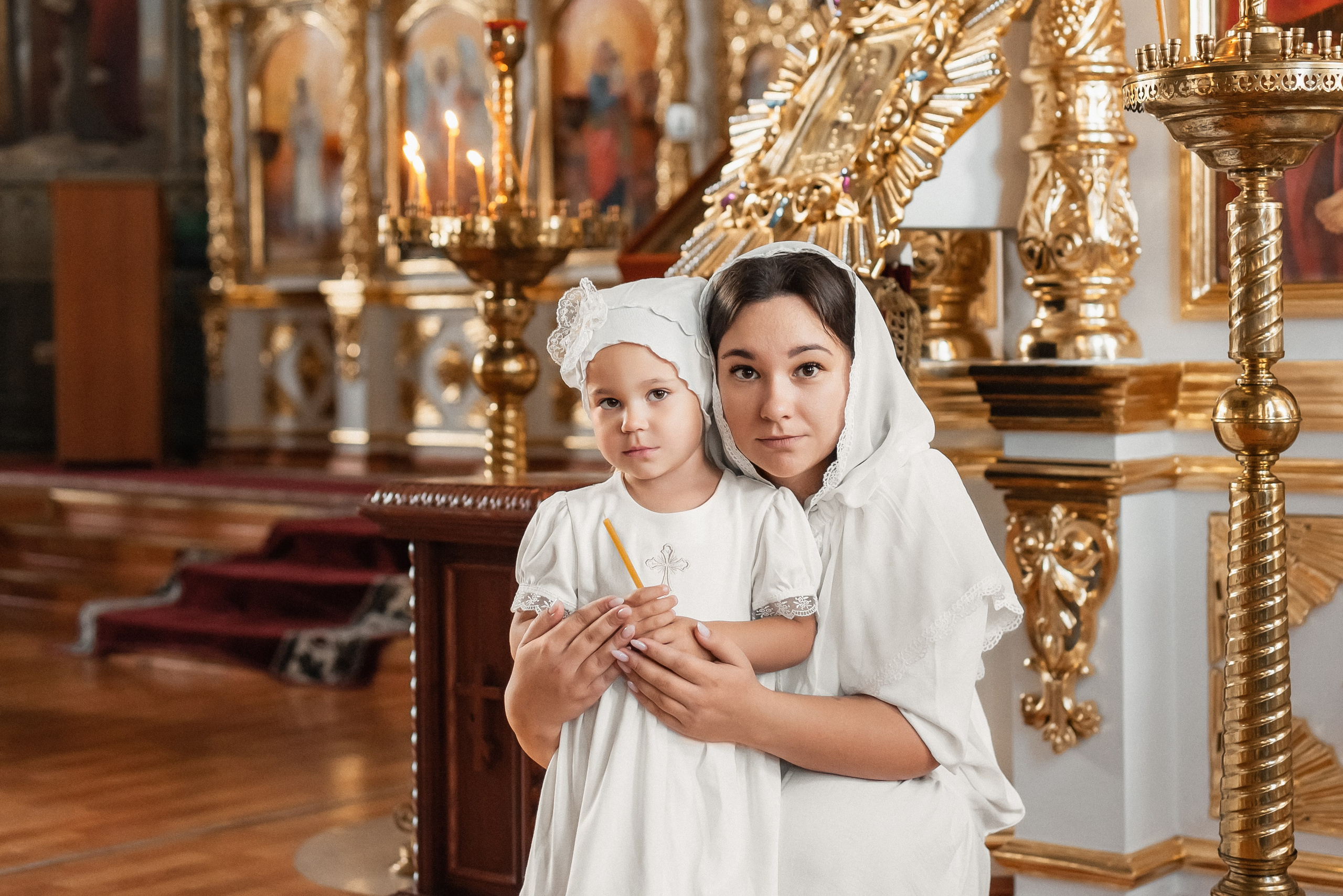 Крещение в храме Иоанна Богослова. Церковный фотограф на Таинство Крещения и Венчания в Оренбурге и Оренбургской области Екатерина Белкина