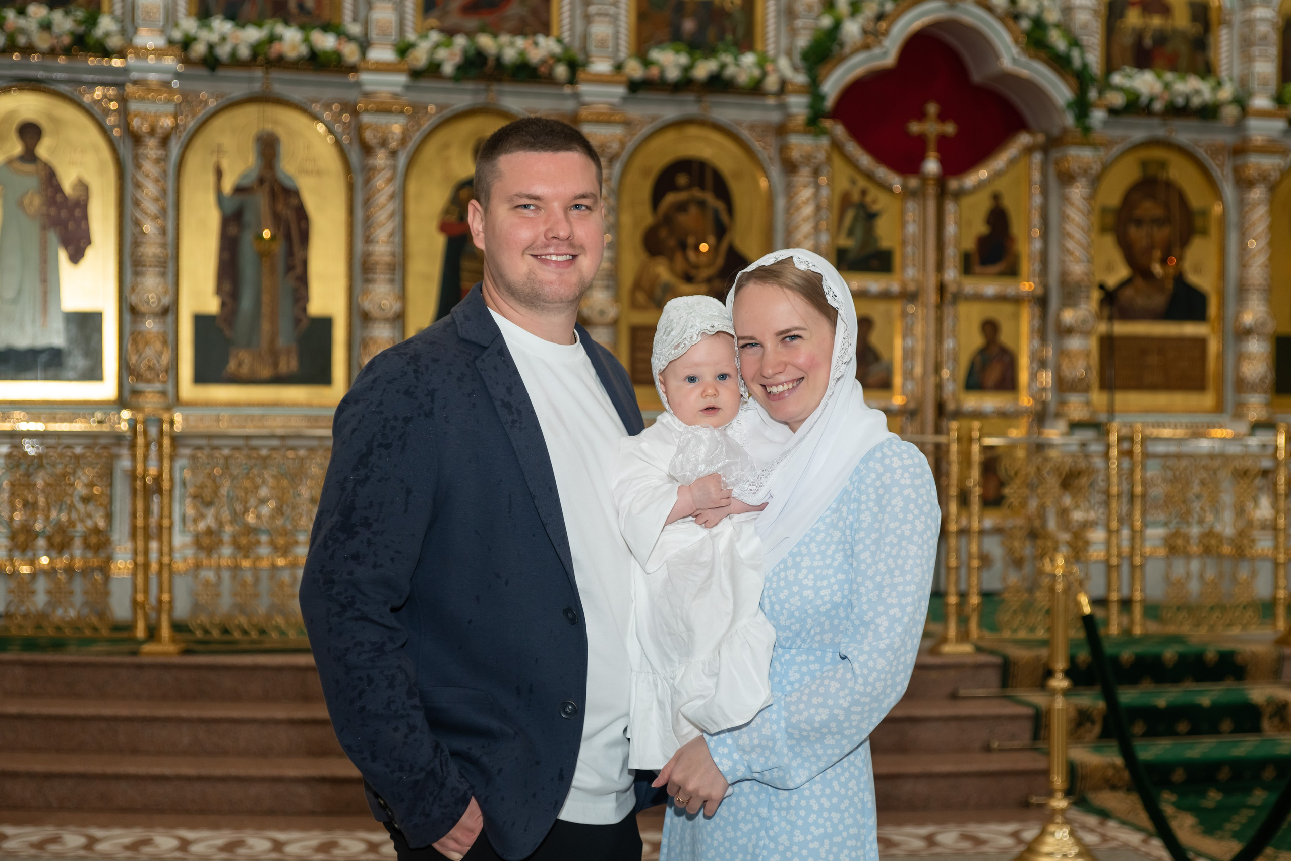 Крещение. Семейный и детский фотограф в Москве Евгения Миронова