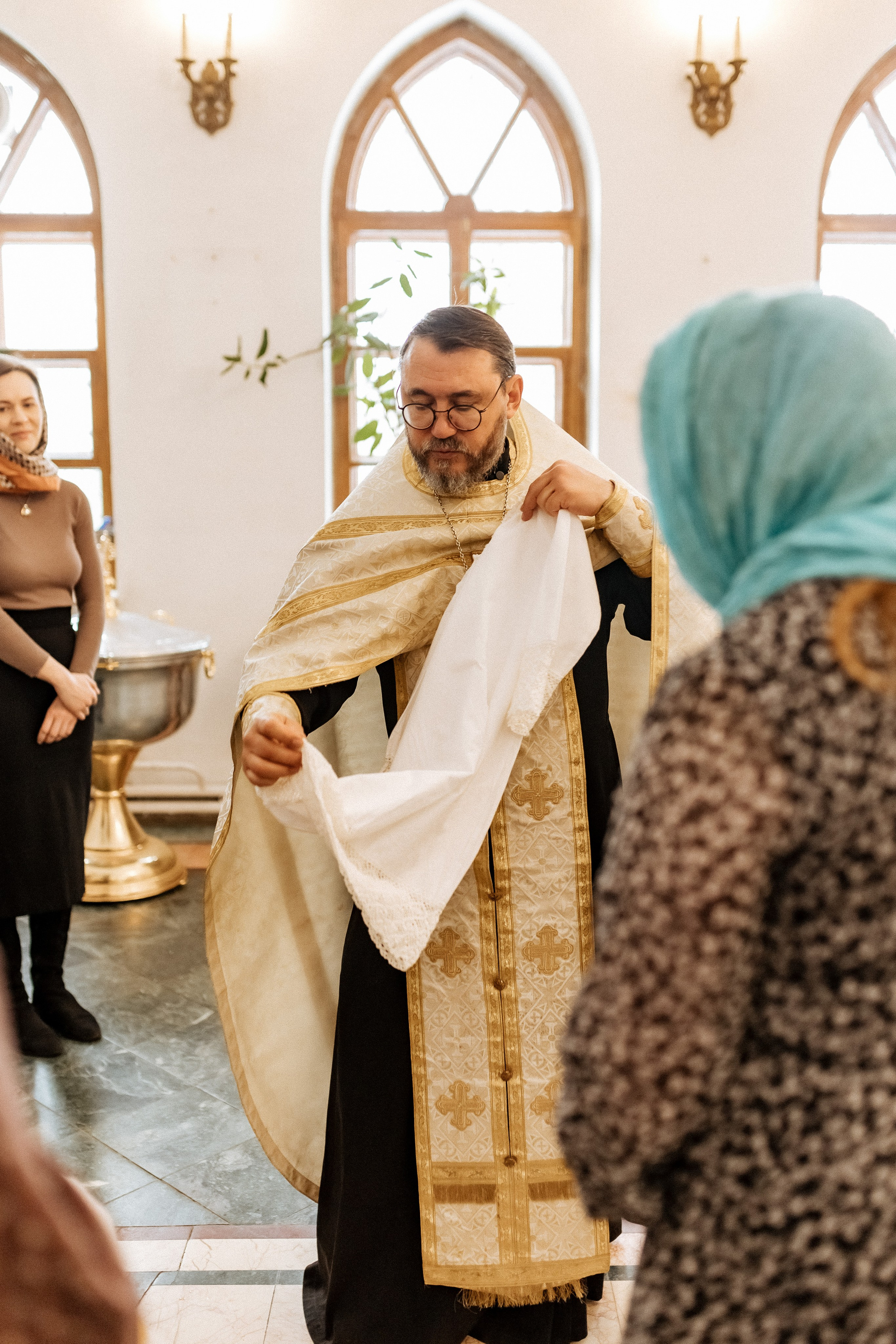 Крещение. Церковь иконы Божией Матери Живоносный Источник в Царицыно. Профессиональный фотограф, Москва |Видное Елена Елизарова