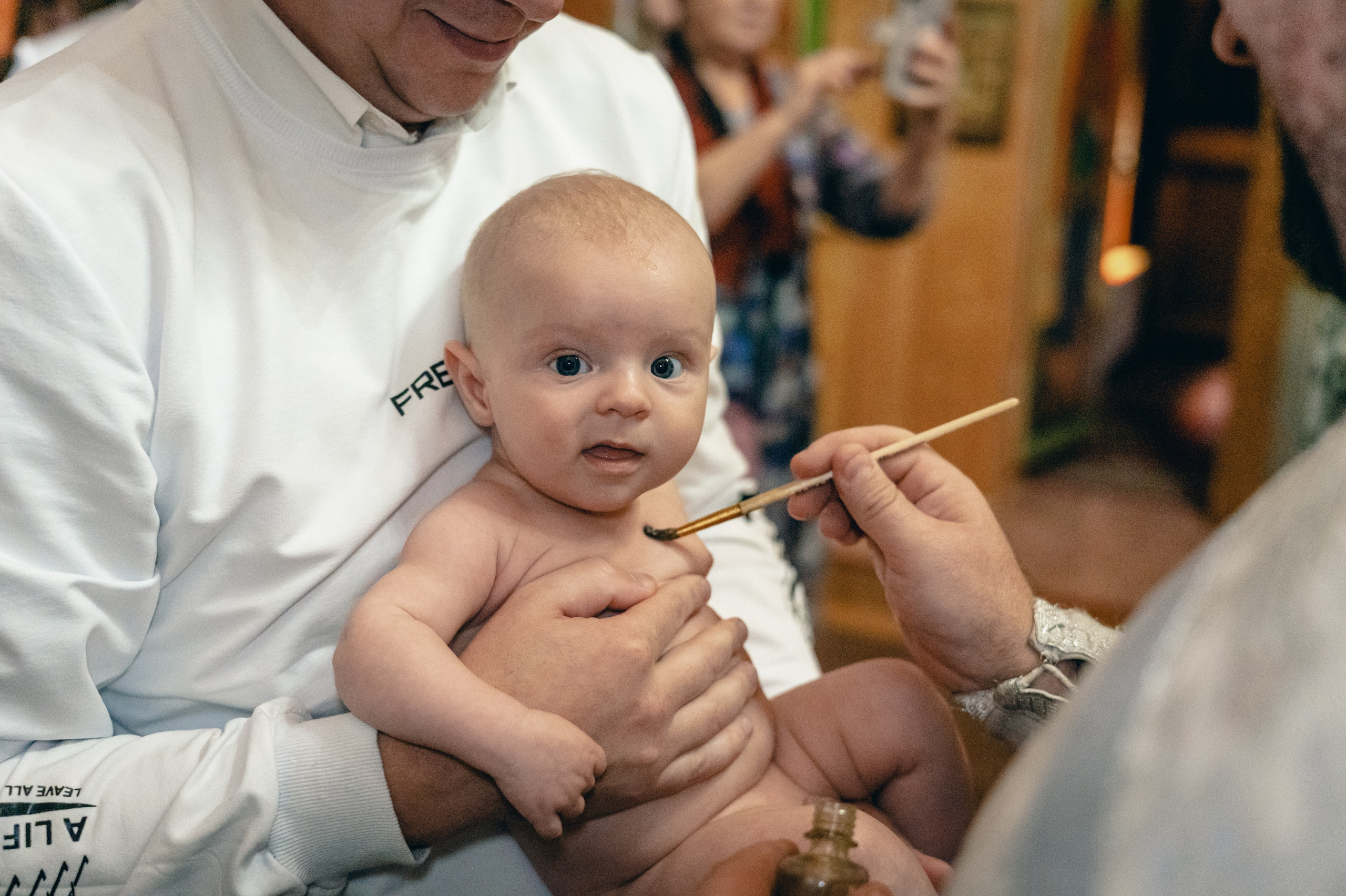Крещение Макара в с. Дедилово. Фотограф на Крещение Тула и Венчание в Туле, детский и семейный фотограф