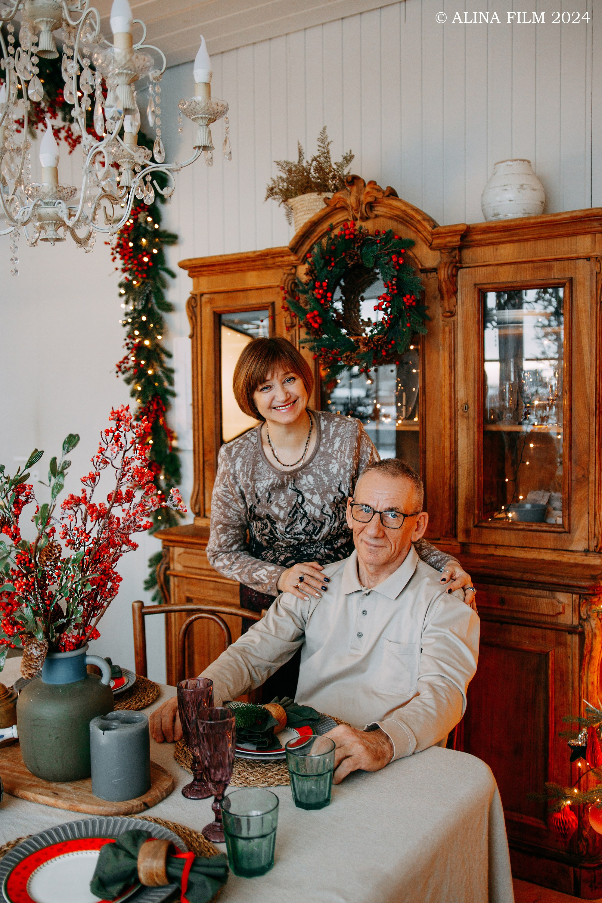Новогодняя семейная фотосессия. Фотограф в Санкт-Петербурге Alina Film