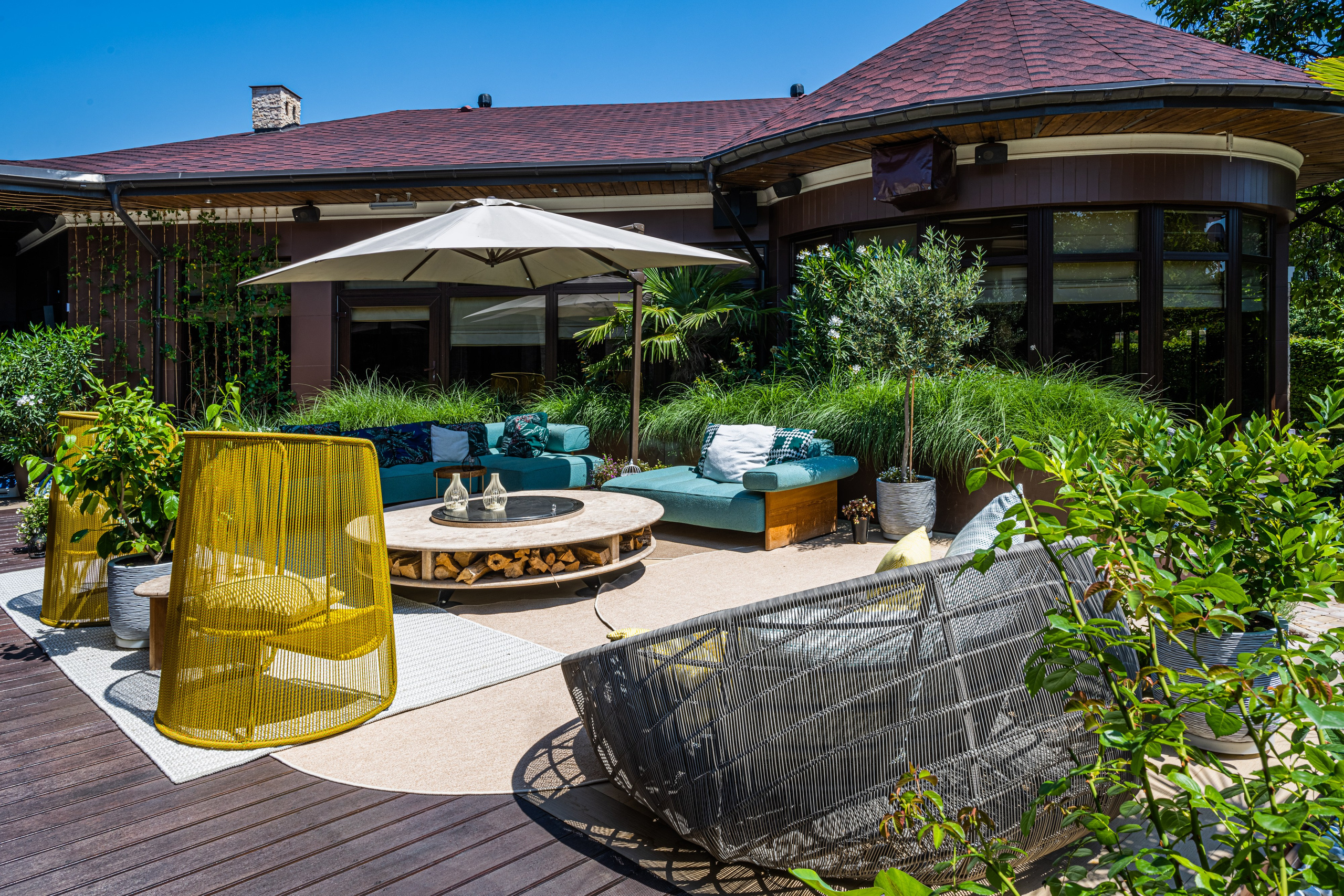 Цветущая веранда. Интерьерный фотограф Краснодар Денис Педань