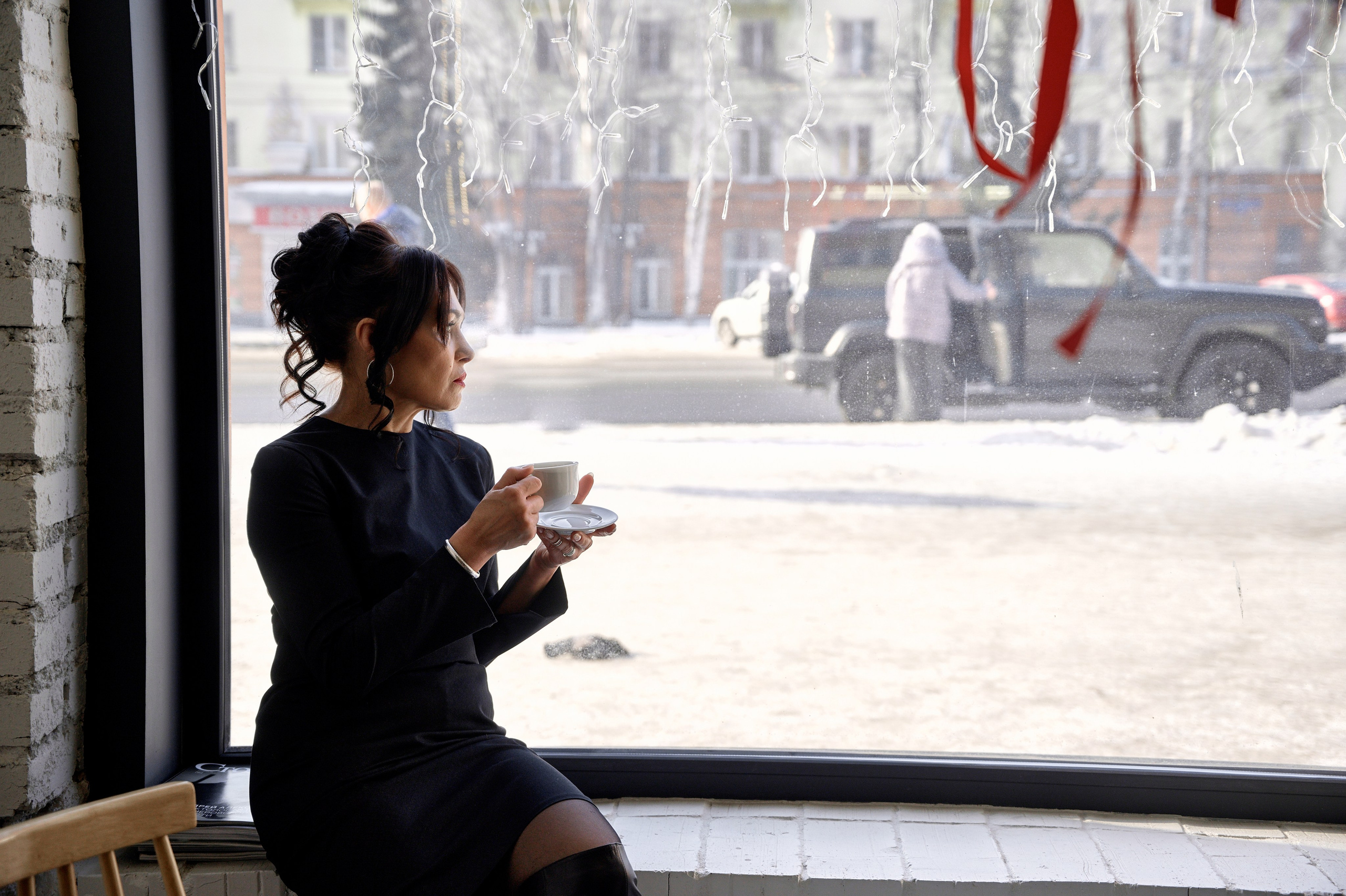 Фотосессия в кафе — женский портрет, Новокузнецк