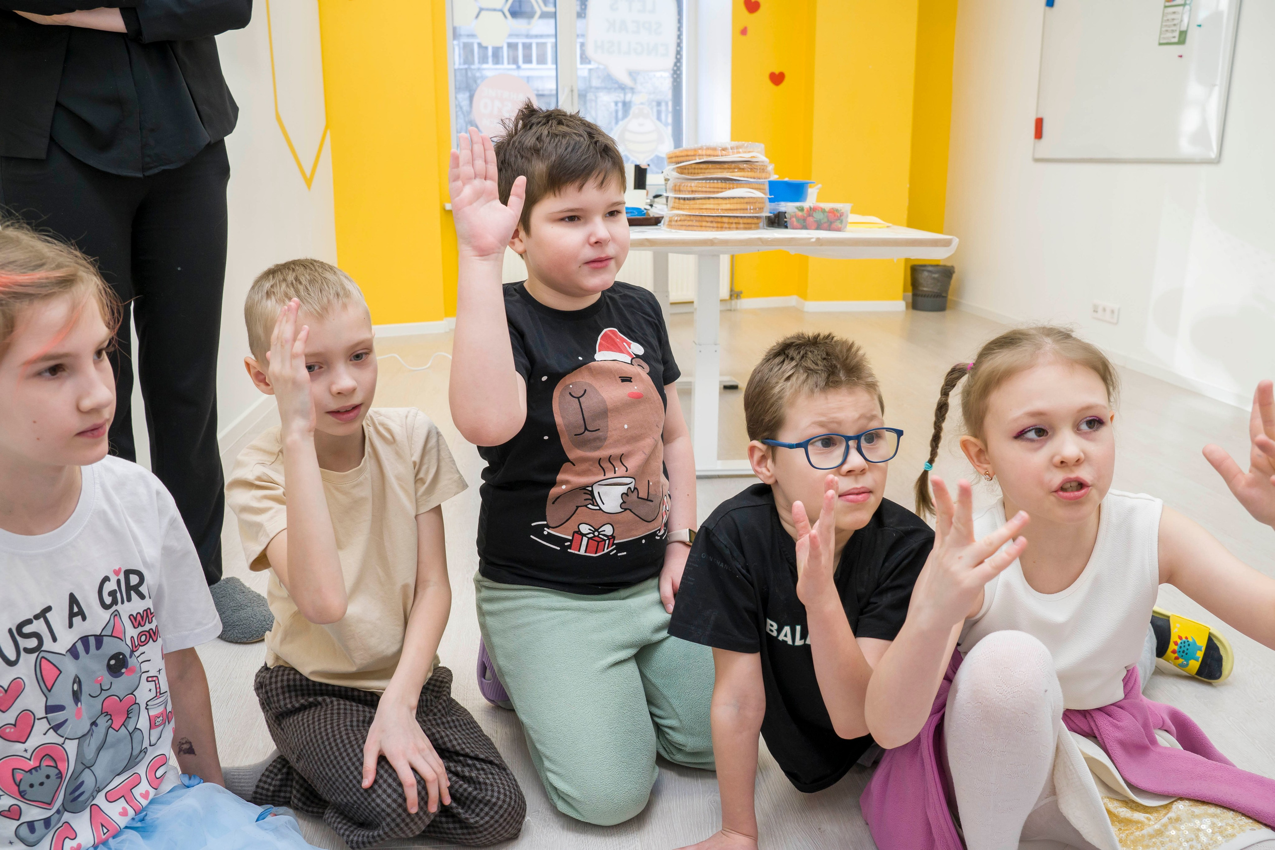 Детский кулинарный мастер-класс Билингво. Фотограф в Санкт-Петербурге. Репортажная и все съёмки для бизнеса