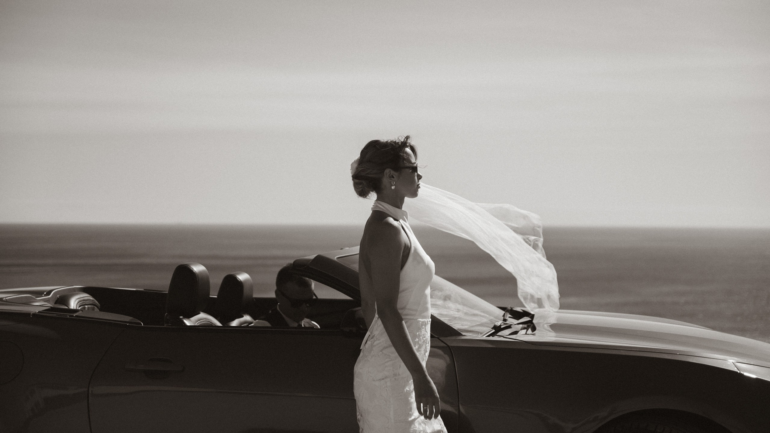 На кабриолете. Фотограф и Видеограф Анапа, Новороссийск, Краснодар. Алина и Женя