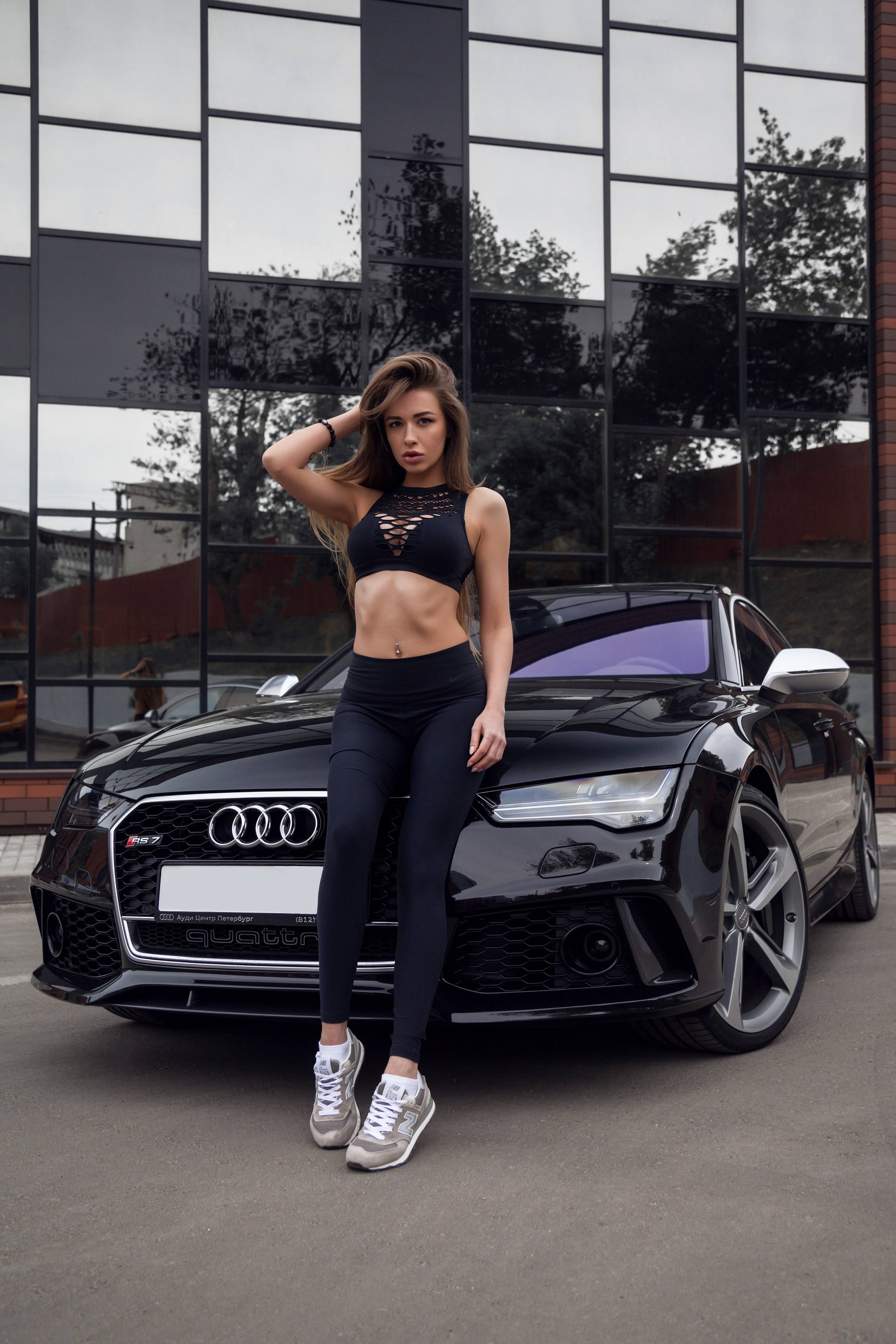Audi RS7 x Daria. Базилев Александр | Фотограф, Москва