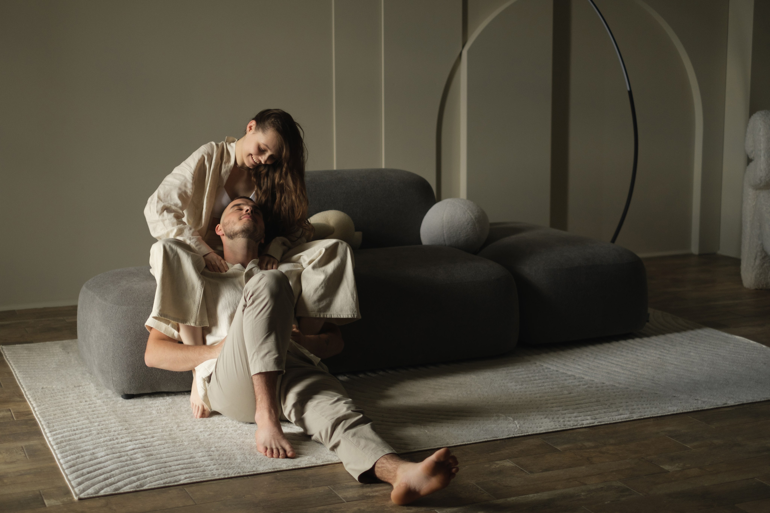 Саша и Диана. Фотограф в Москве. Женский и мужской портрет, лавстори (love story)