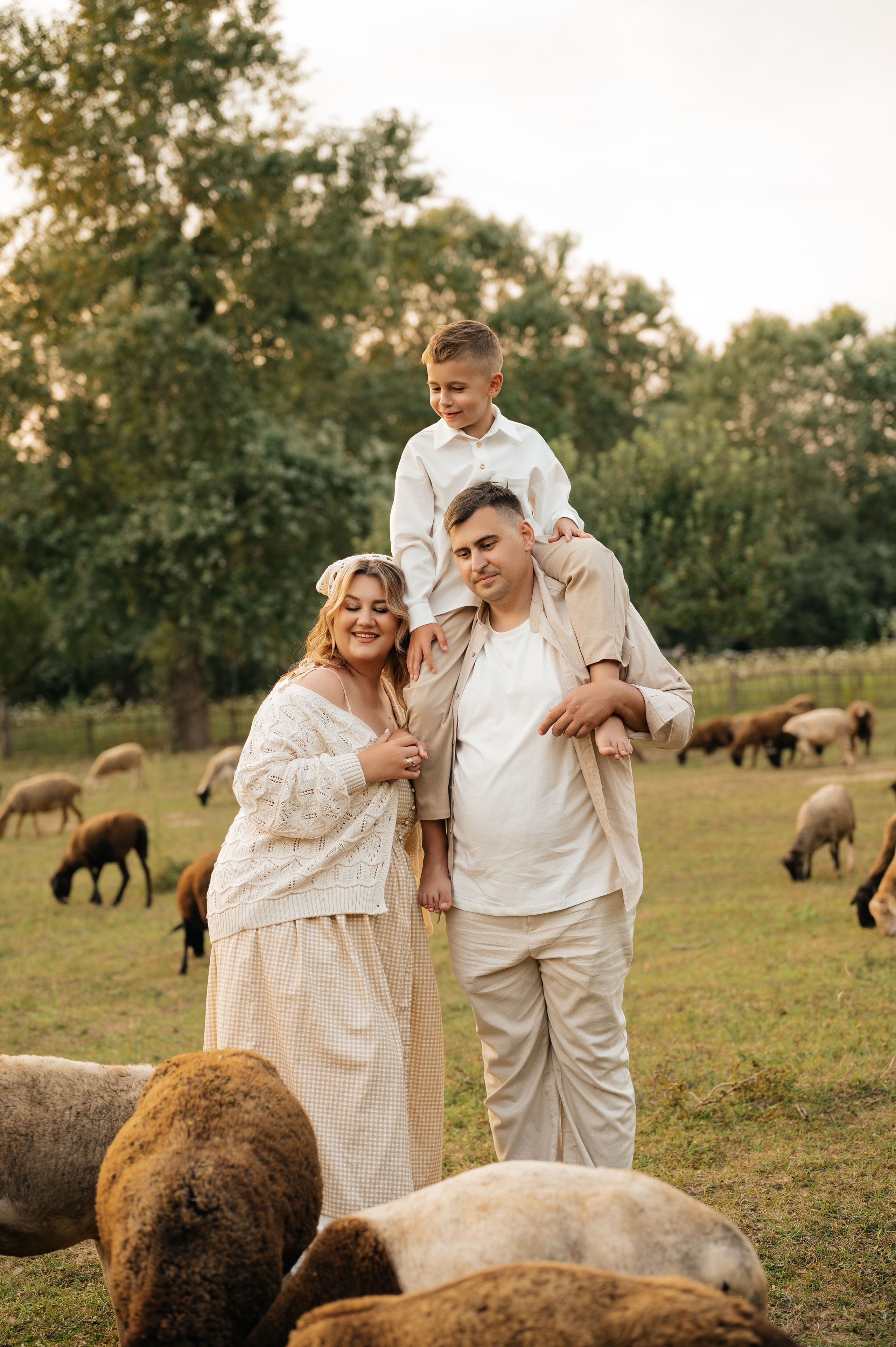 Семейная фотосессия на ферме. Свадебный и семейный фотограф в Краснодаре Алина Мельник