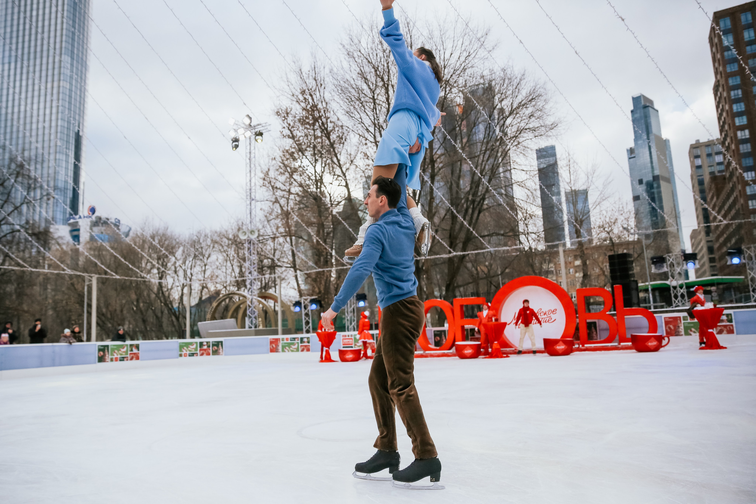 Ледовое шоу Сити каток Московское Чаепитие. Фотограф и видеограф Анна Домашенко