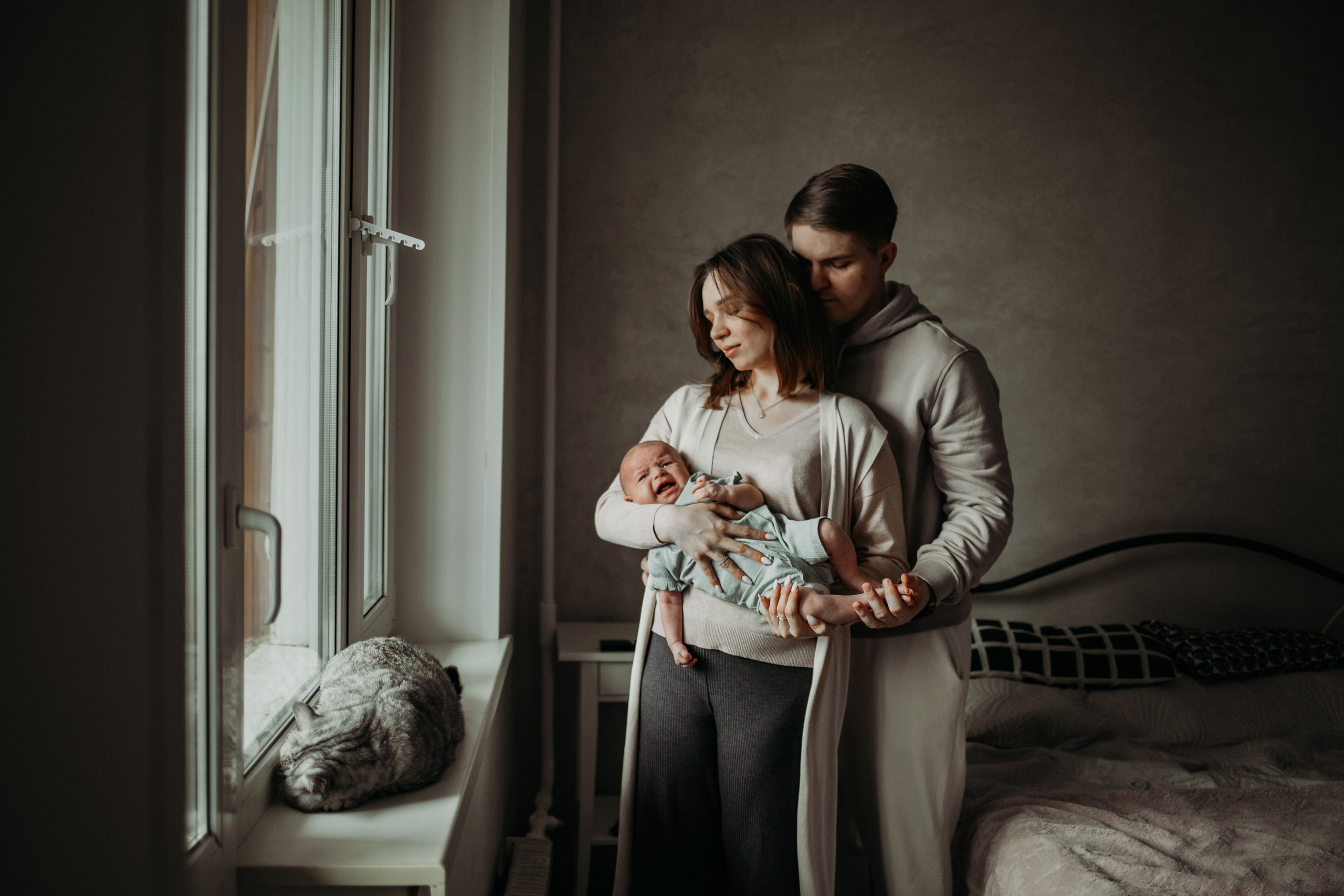 Адель. Newborn lifestyle фотограф Екатерина Будиновская