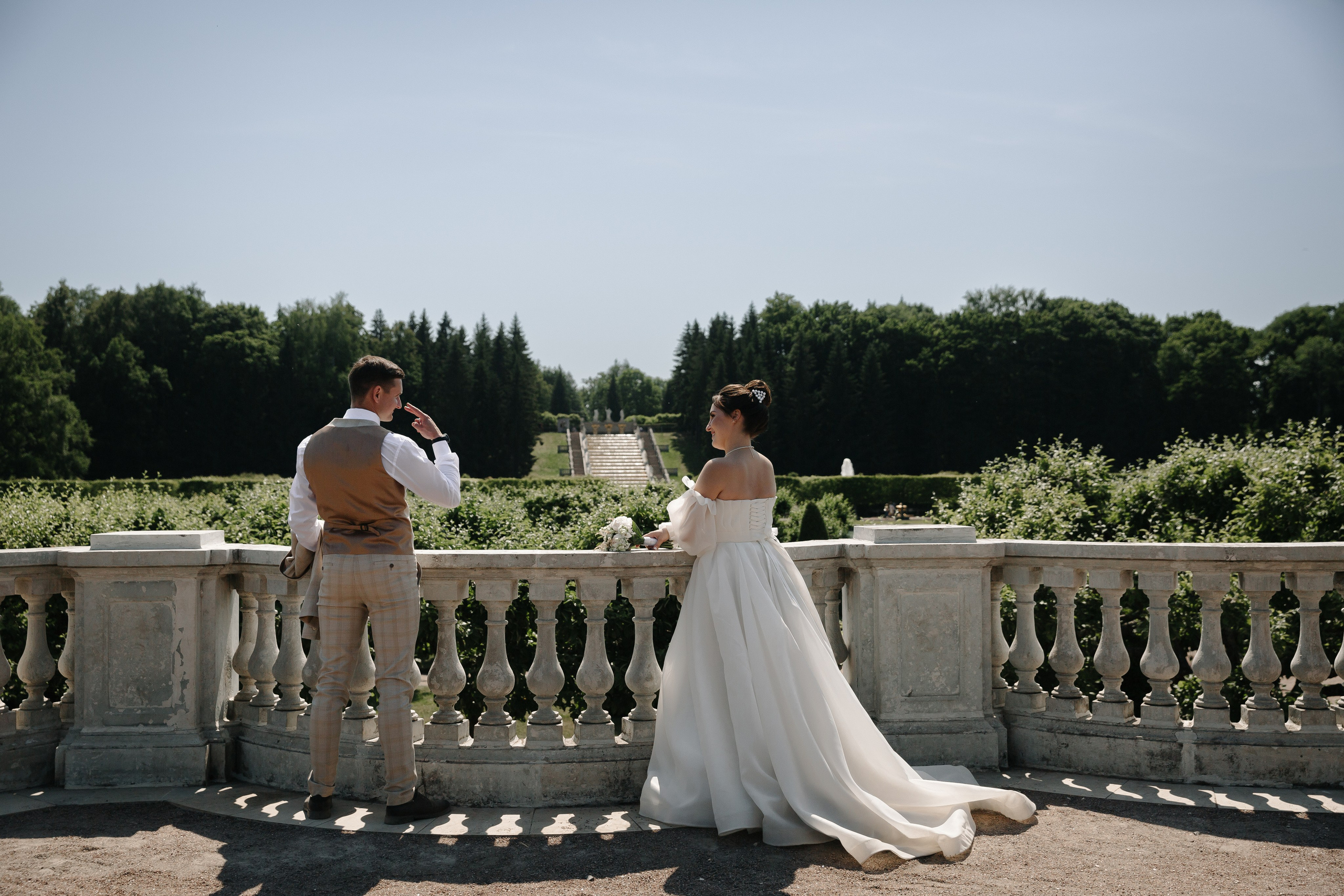 ДВОРЕЦ № 4 Петергоф | Июль, Нижний парк. Свадебный фотограф в Санкт-Петербурге Полина Корзухина