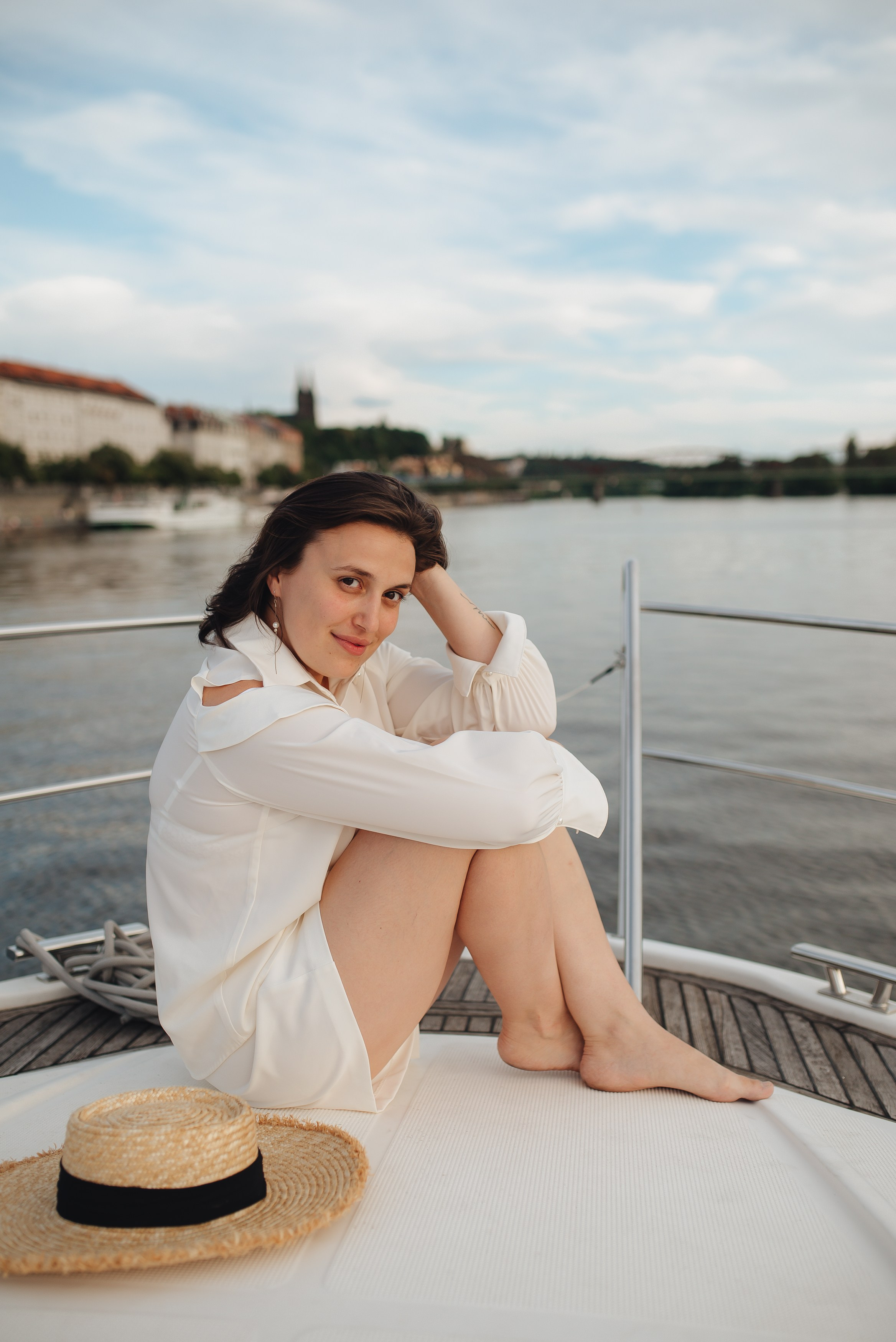 Фотосессия на яхте. Фотограф Прага | Photographer Prague| Фотограф в Праге Яра Куркус