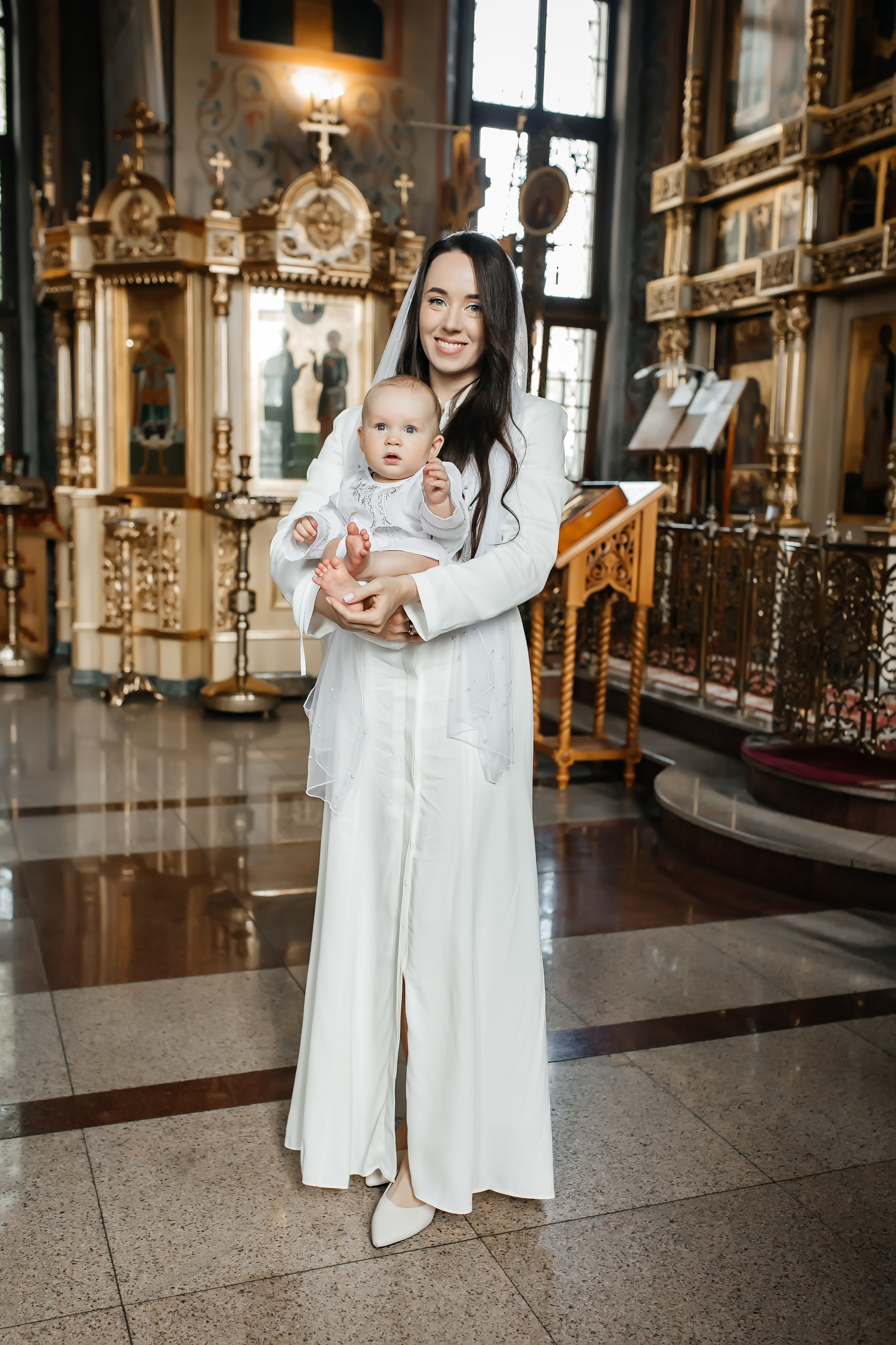 Крещение Артемия в Храме Николая Чудотворца в Ангелово. Фотограф на крещение и венчание Москва  Надежда Баланина