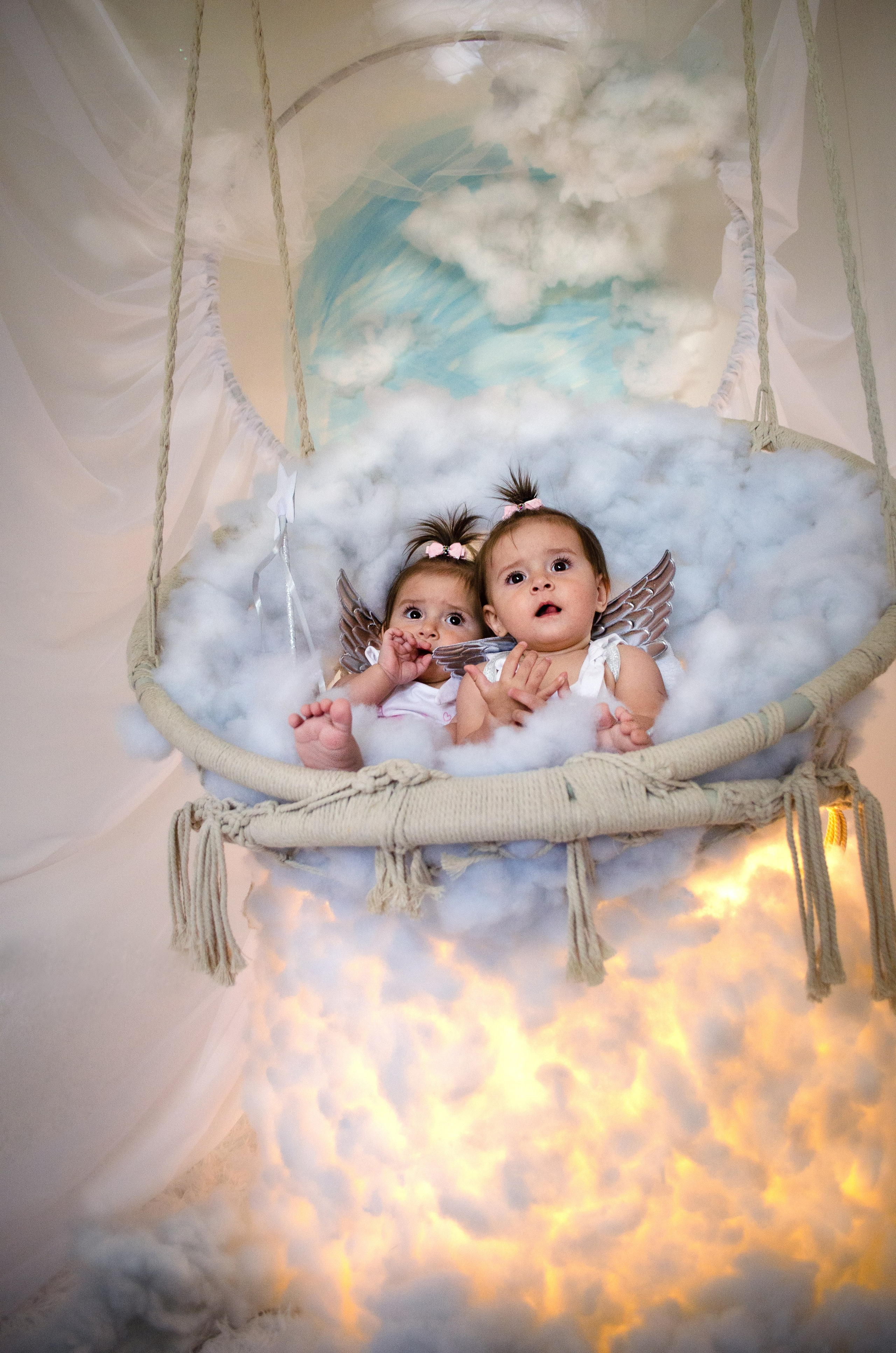 Амина и Арина. Облака. Портретный фотограф в Краснодаре Юлия Кудряшова