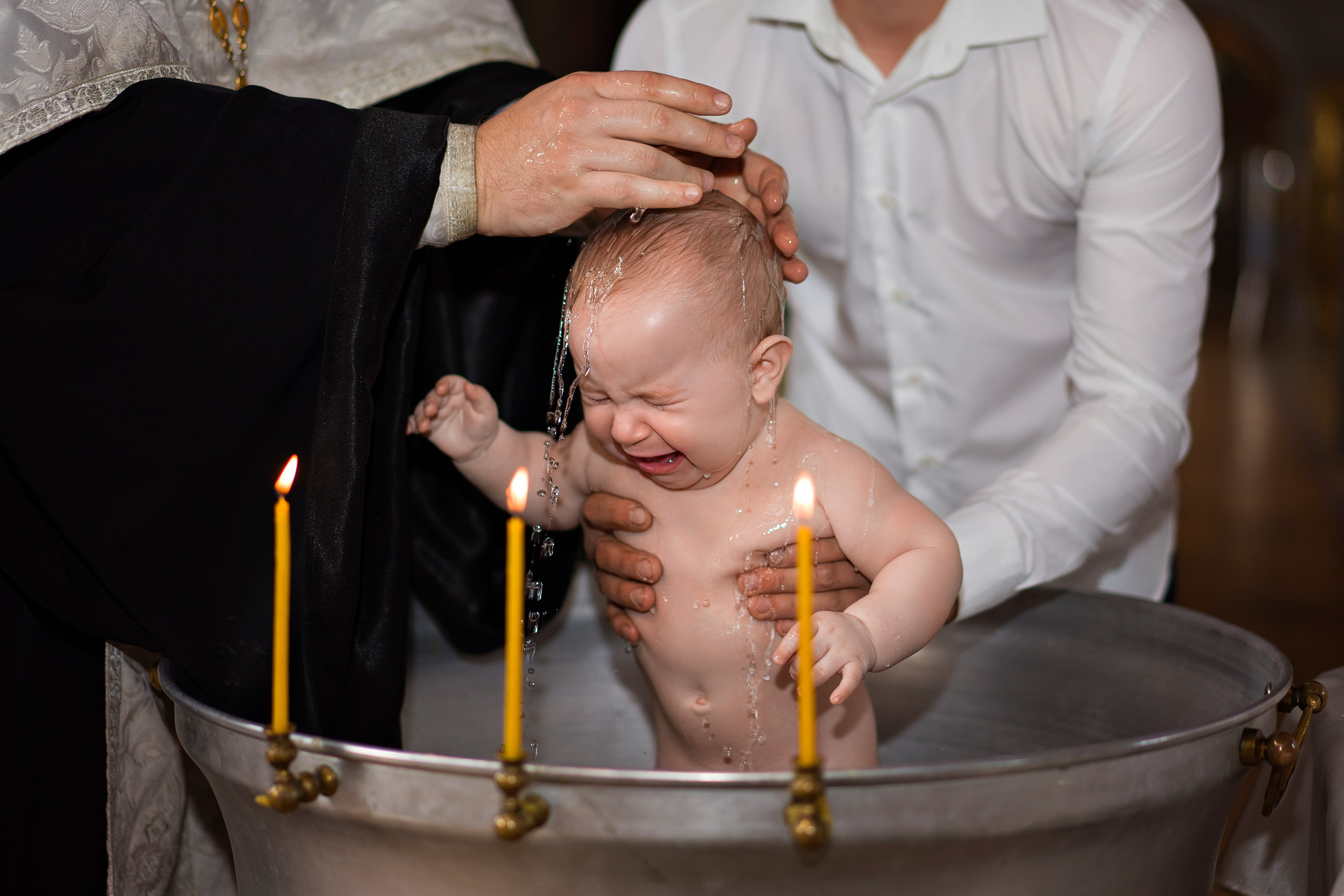 Таинство Крещения. Профессиональный фотограф новорожденных Ксения Бортник