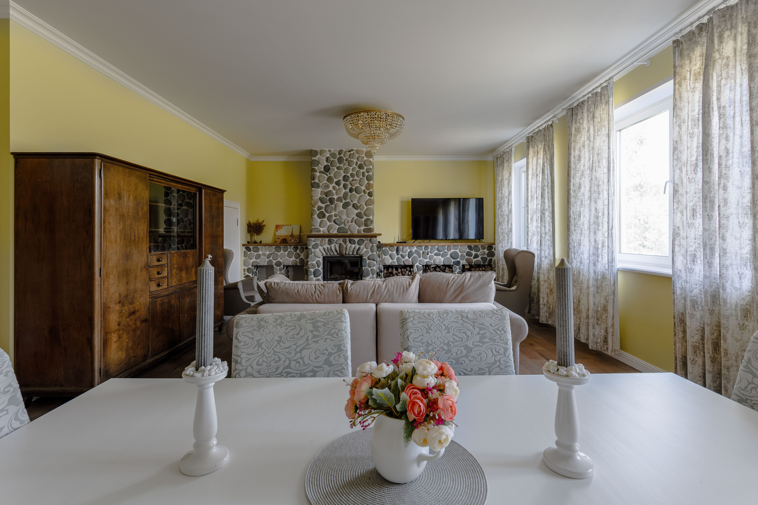 фото гостиной в доме вотчина