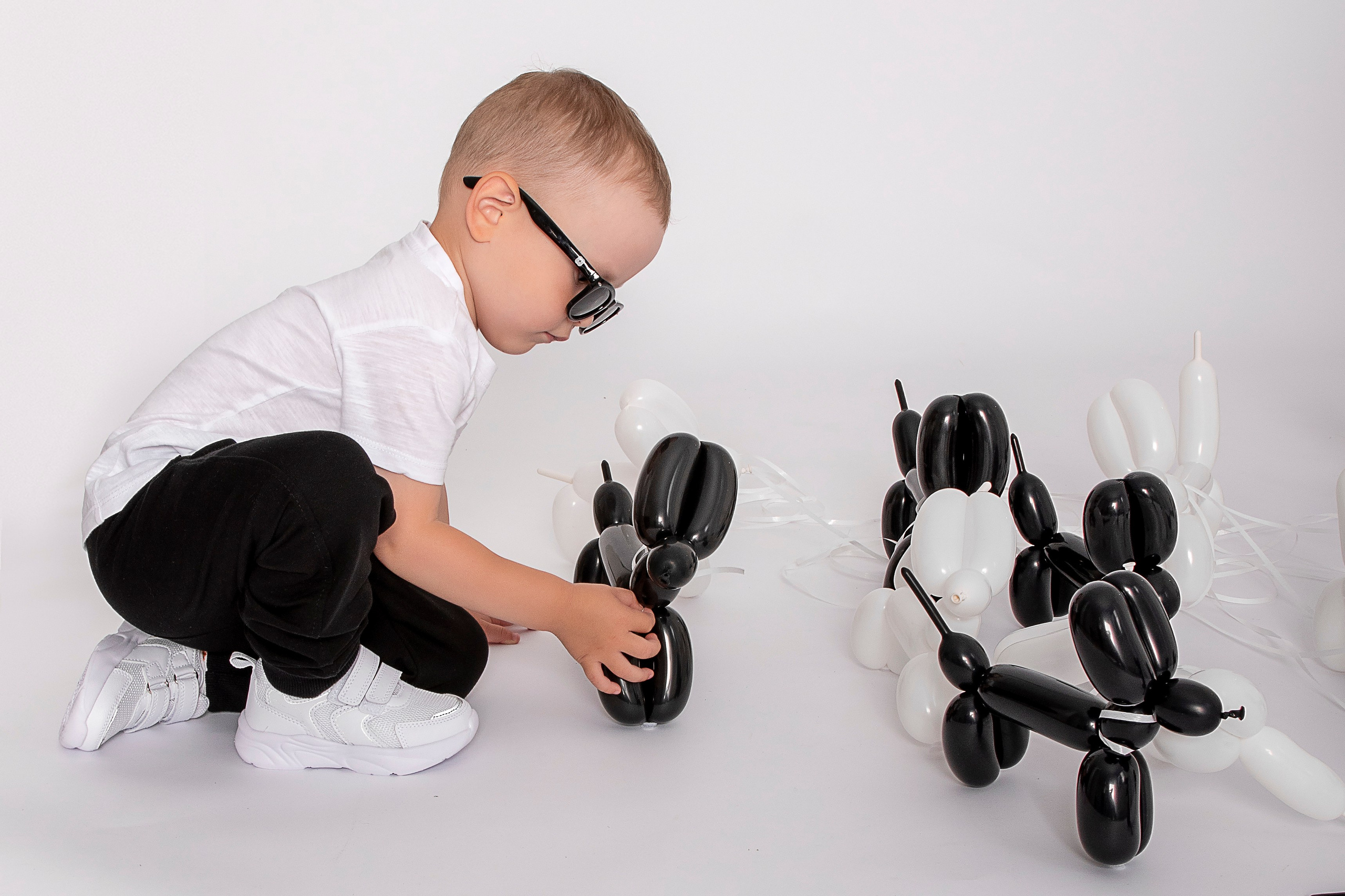 Фотосессия с воздушными шариками для Саши. Фотограф Наталья Жильцова