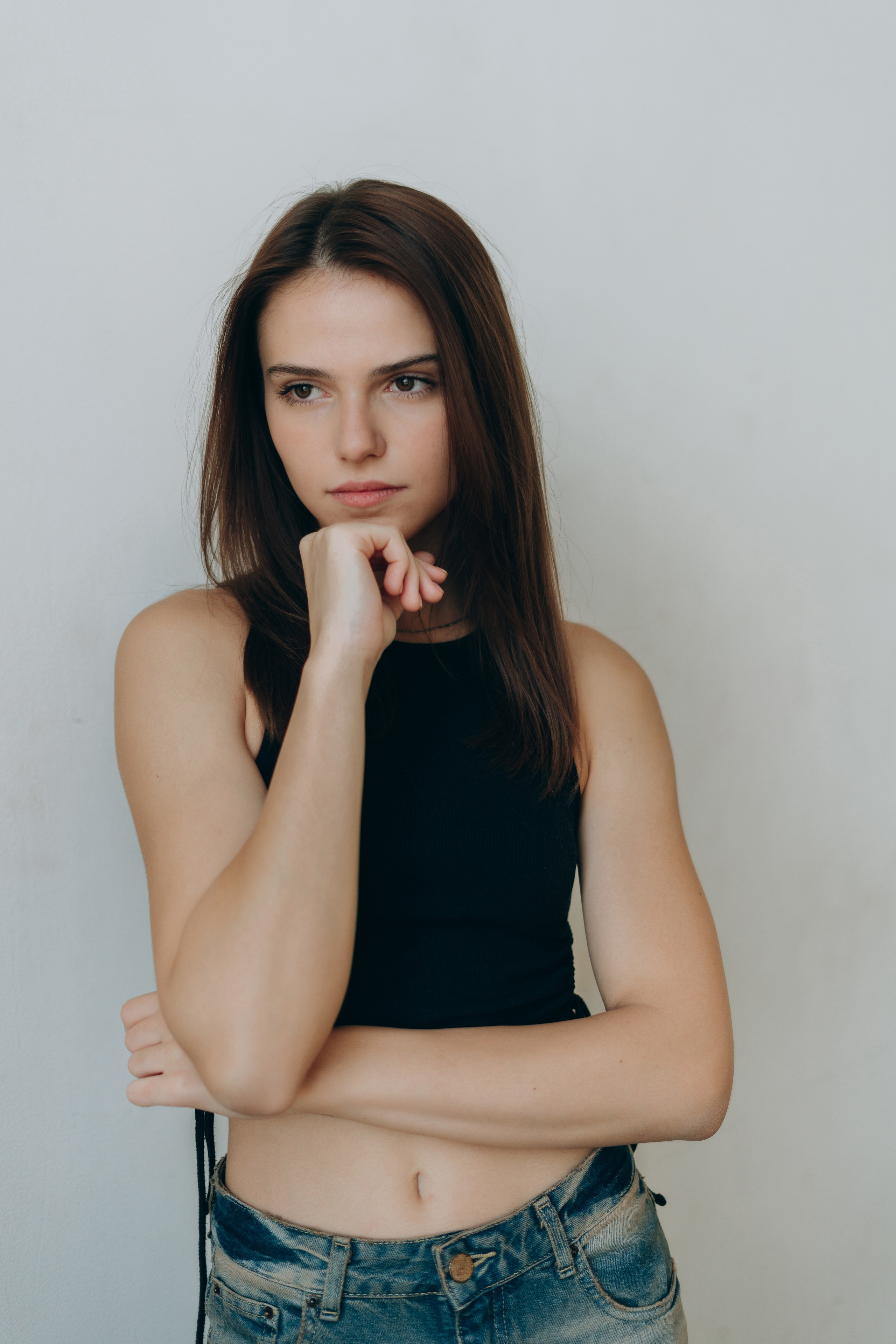 Настя. Модельные тесты. Фотограф Москва Виктория-Антуанетта