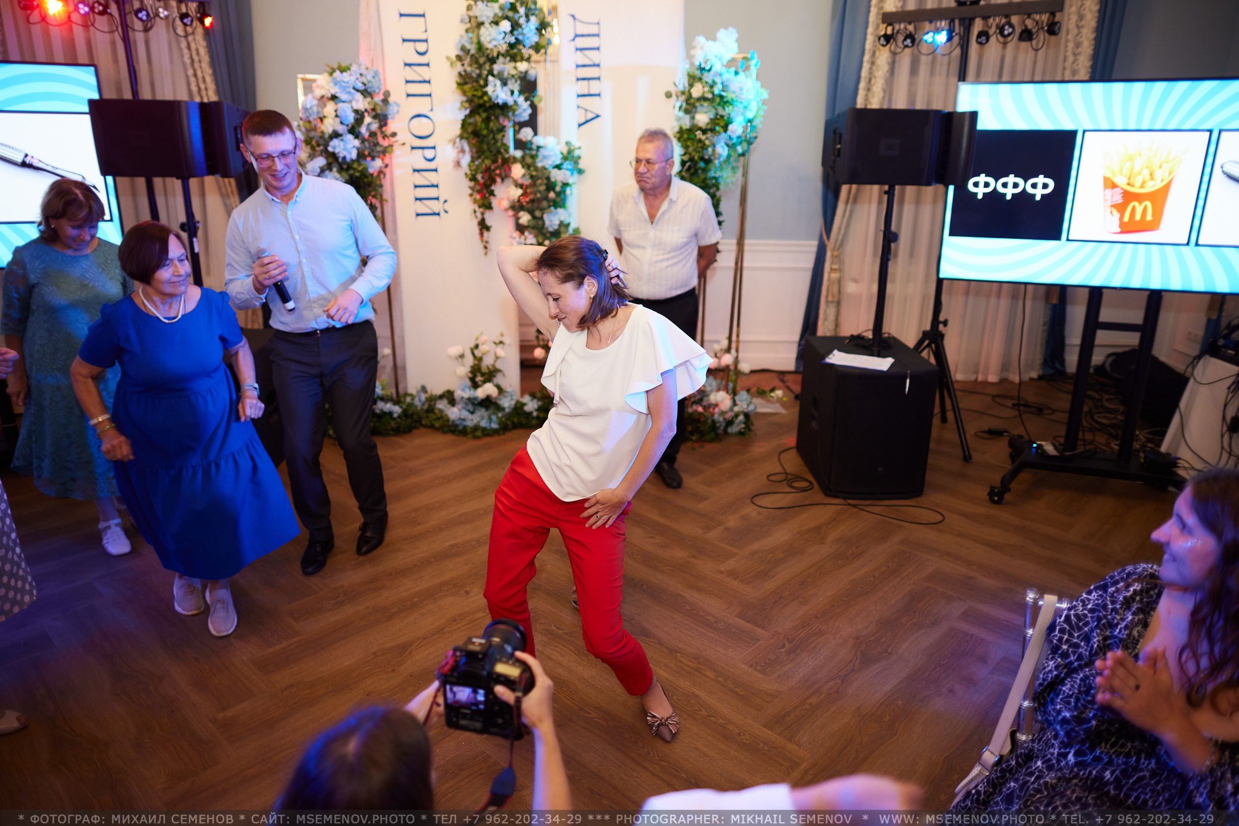 Юбилейная свадьба Григория и Дины!. Photographer for business Mikhail Semenov. Aqua photo studio, photo school