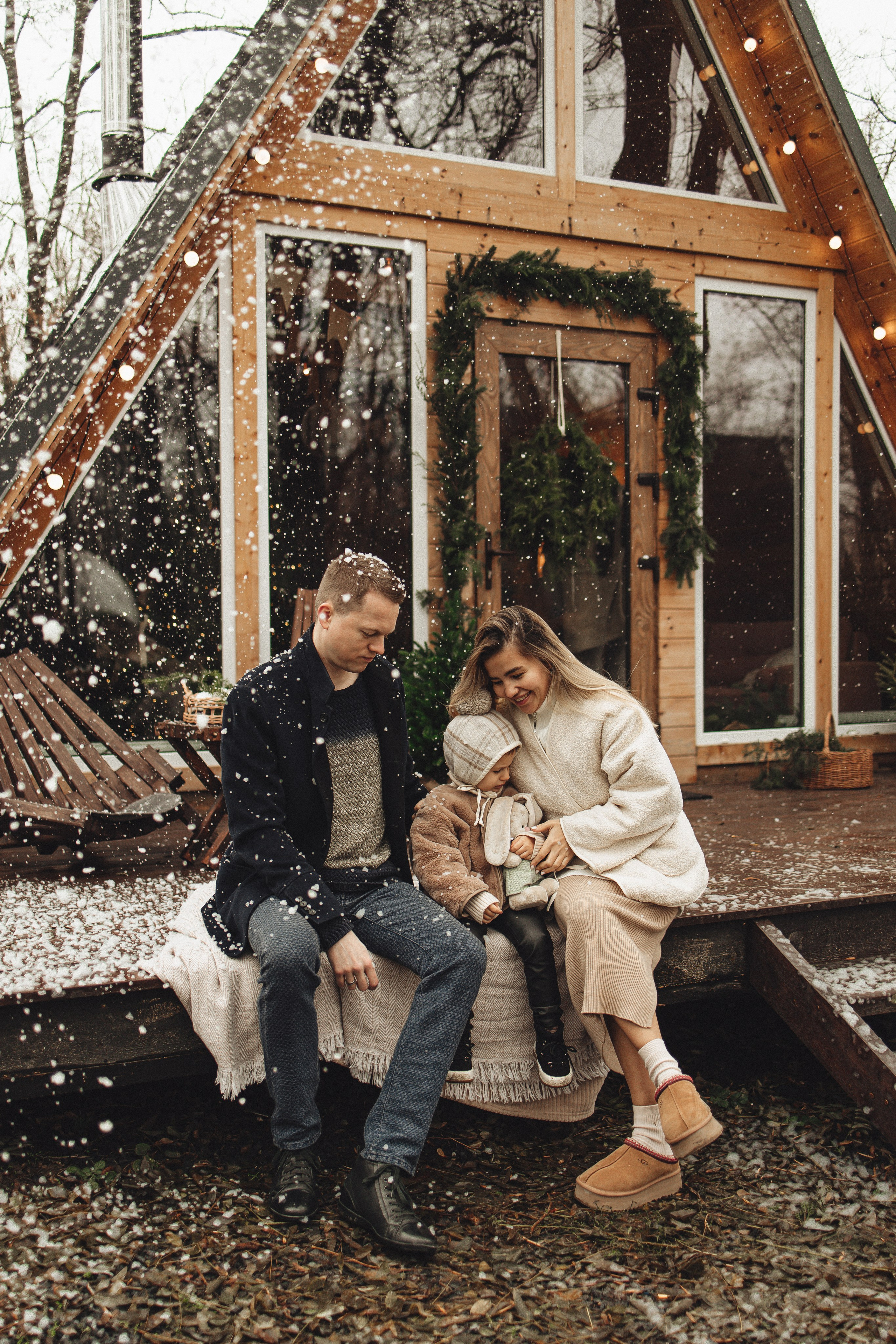 Новогодняя история в домике. Семейный и детский фотограф, таганрог, ростов-на-дону